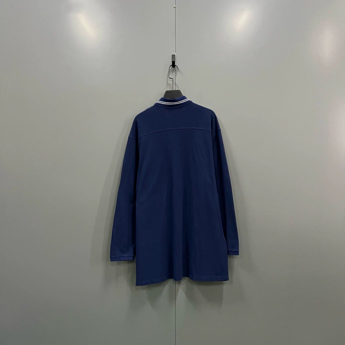 Gucci Gucci Blue Long Sleeve Polo Size M Size US M / EU 48-50 / 2 - 4 Thumbnail