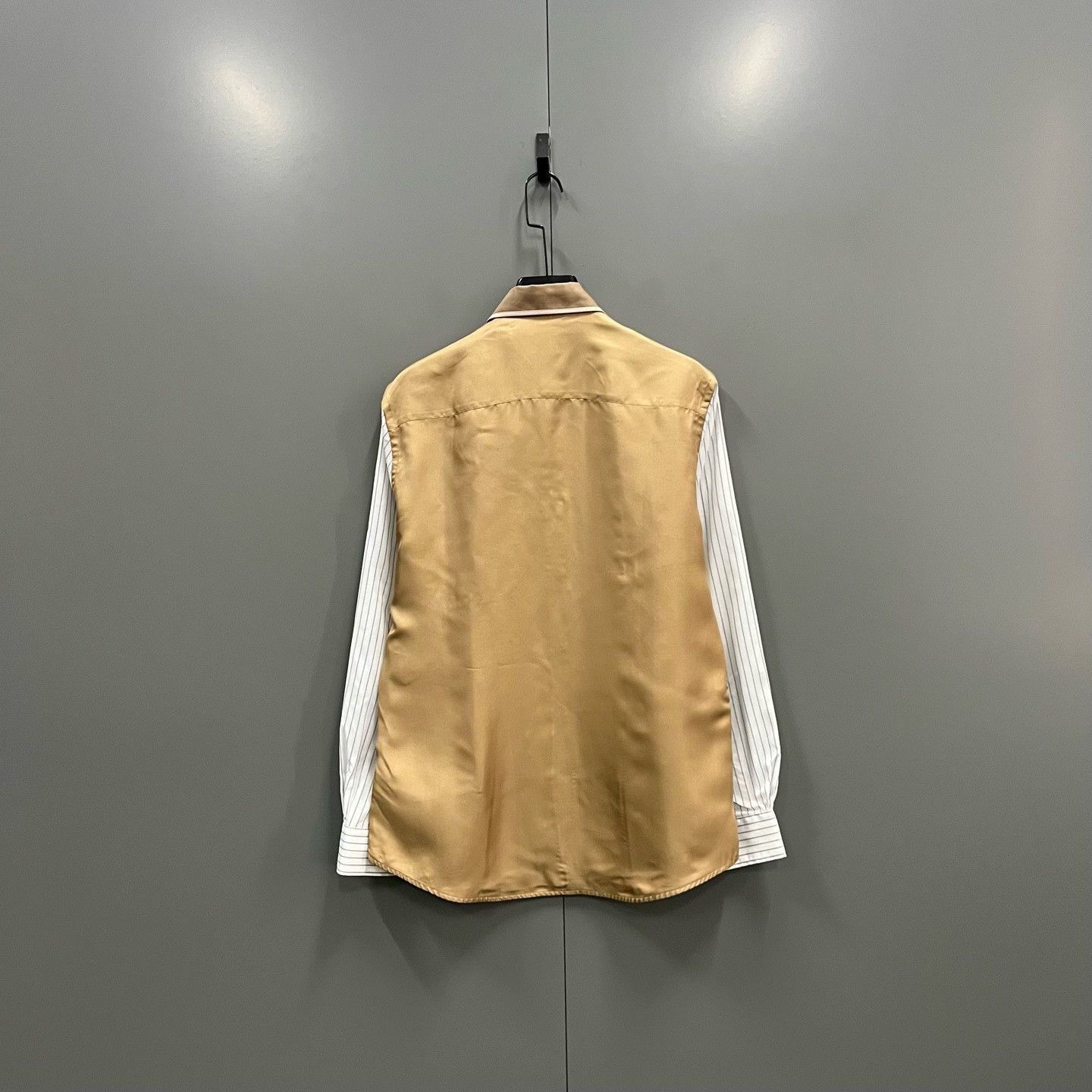 Burberry Burberry Silk Panel Button Up Shirt Size S Size US S / EU 44-46 / 1 - 3 Thumbnail