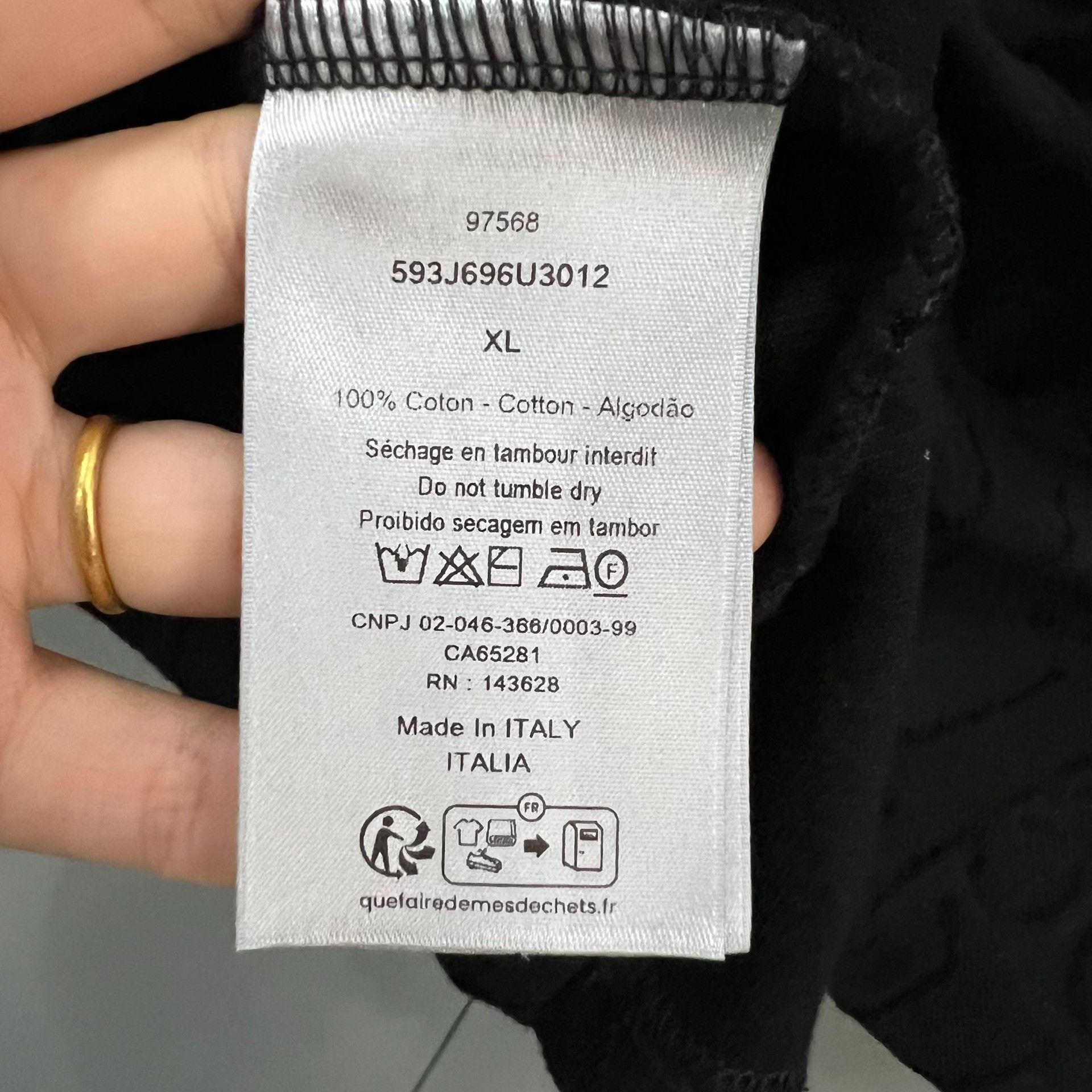 Dior Dior Oblique Jacquard T-Shirt Size XL Size US XL / EU 56 / 4 - 4 Thumbnail