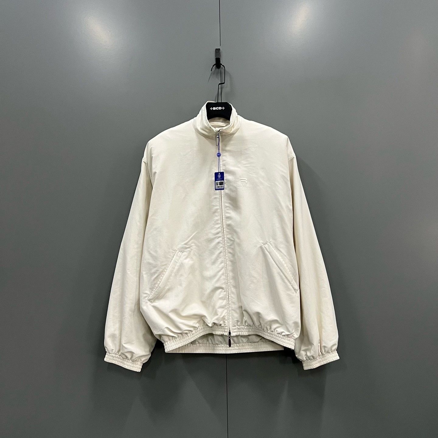 Balenciaga Balenciaga Embroidered Logo Zip Up Jacket Size M Size US M / EU 48-50 / 2 - 2 Thumbnail