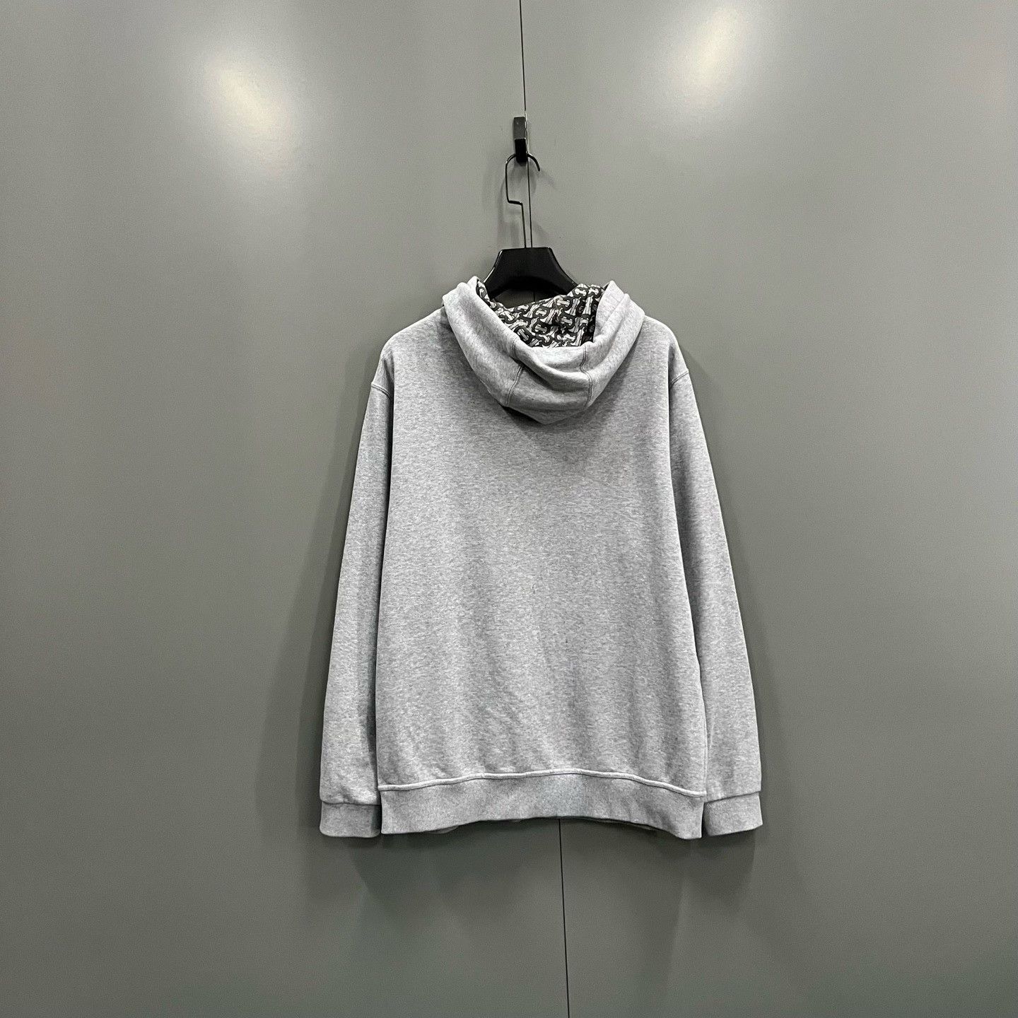 Burberry Burberry Gray Logo Hoodie Size L Size US L / EU 52-54 / 3 - 3 Thumbnail