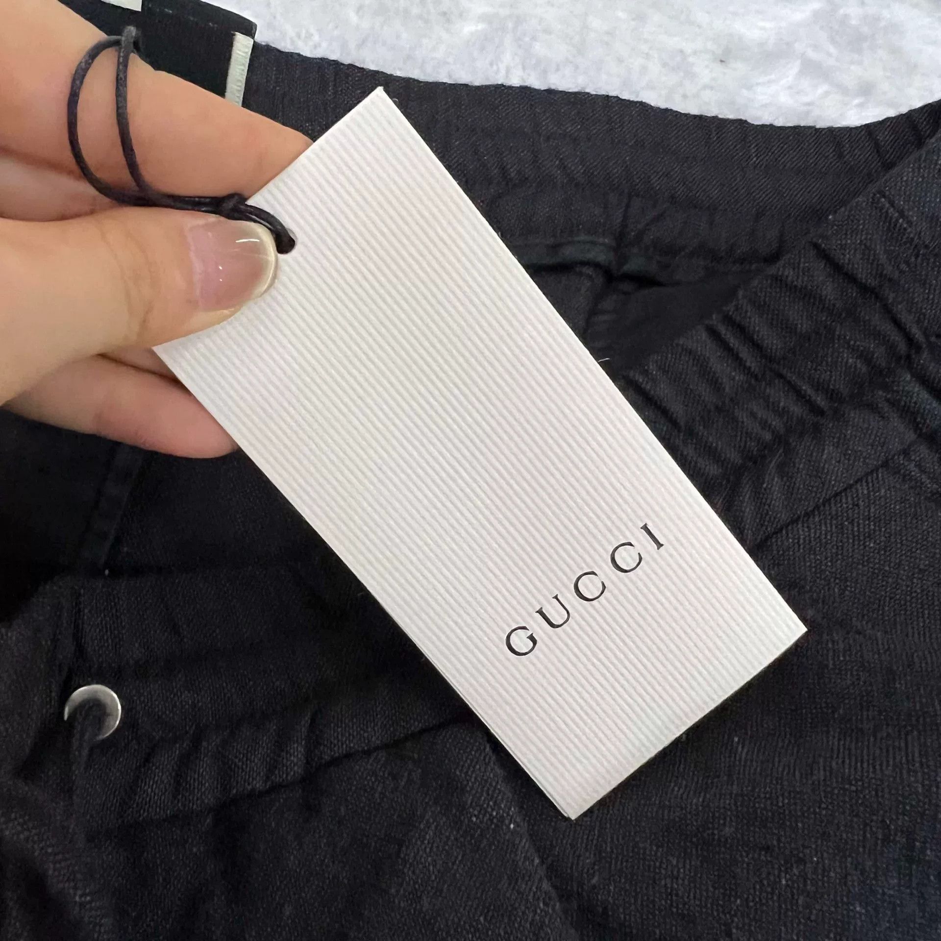 Gucci Gucci Black Drawstring Casual Pants Size 30 Size US 30 / EU 46 - 5 Thumbnail