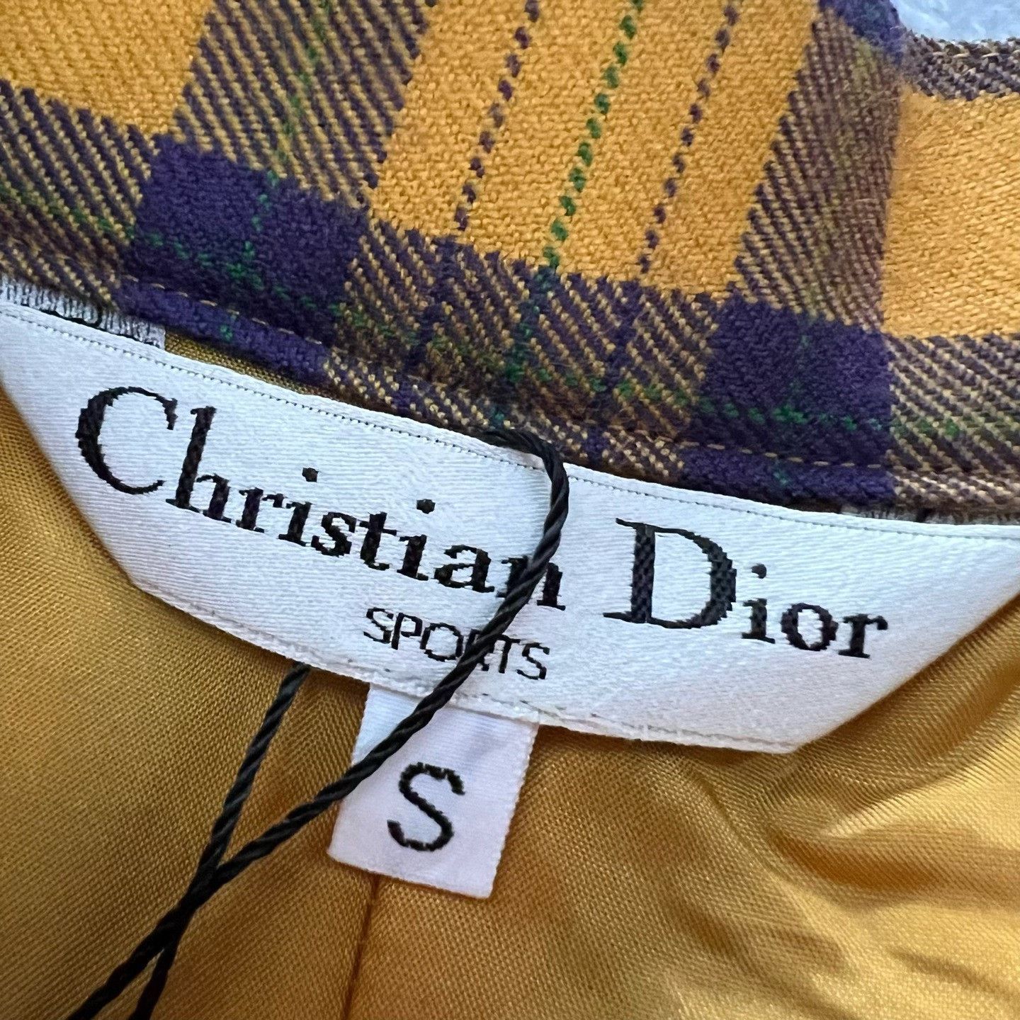 Christian Dior Monsieur Dior Sports Plaid Pleated Skirt Size S Size 28" / US 6 / IT 42 - 4 Thumbnail