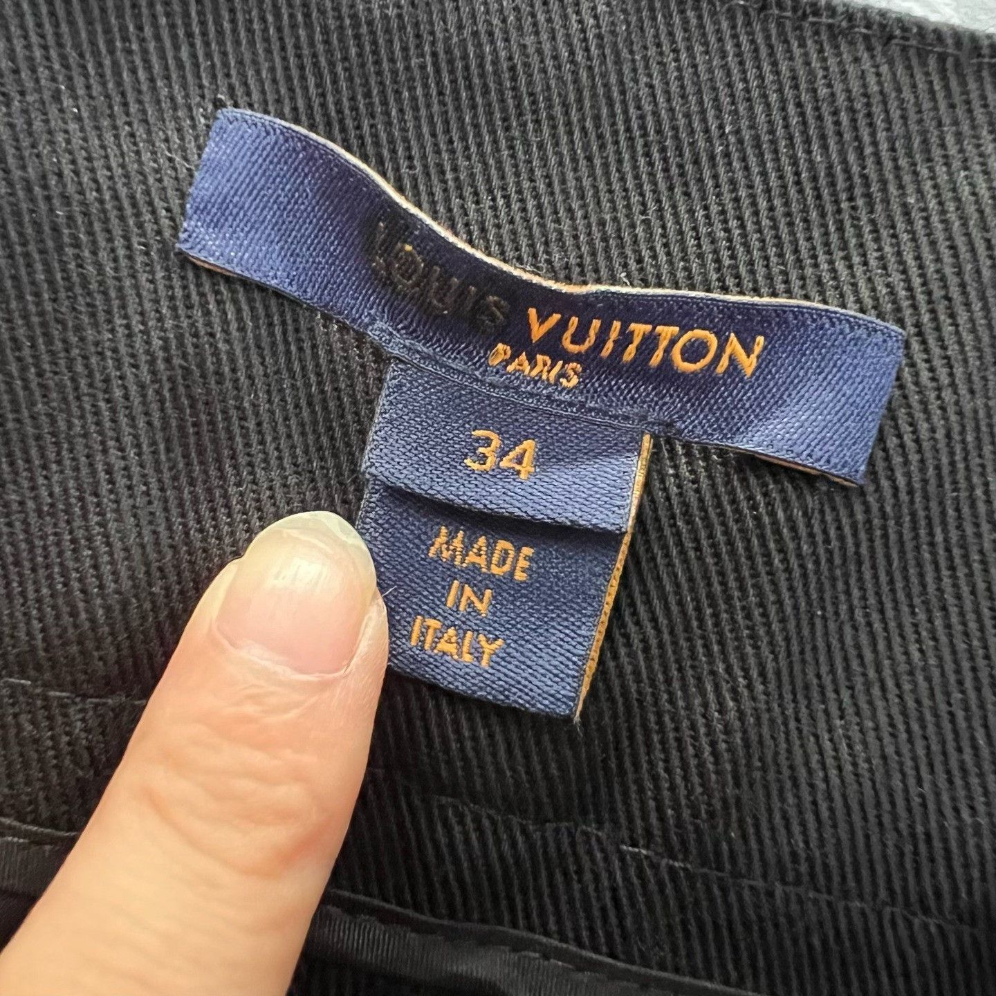 Louis Vuitton Louis Vuitton Black Bermuda Shorts Size 34 Size 24" / US 00 / IT 34 - 5 Thumbnail