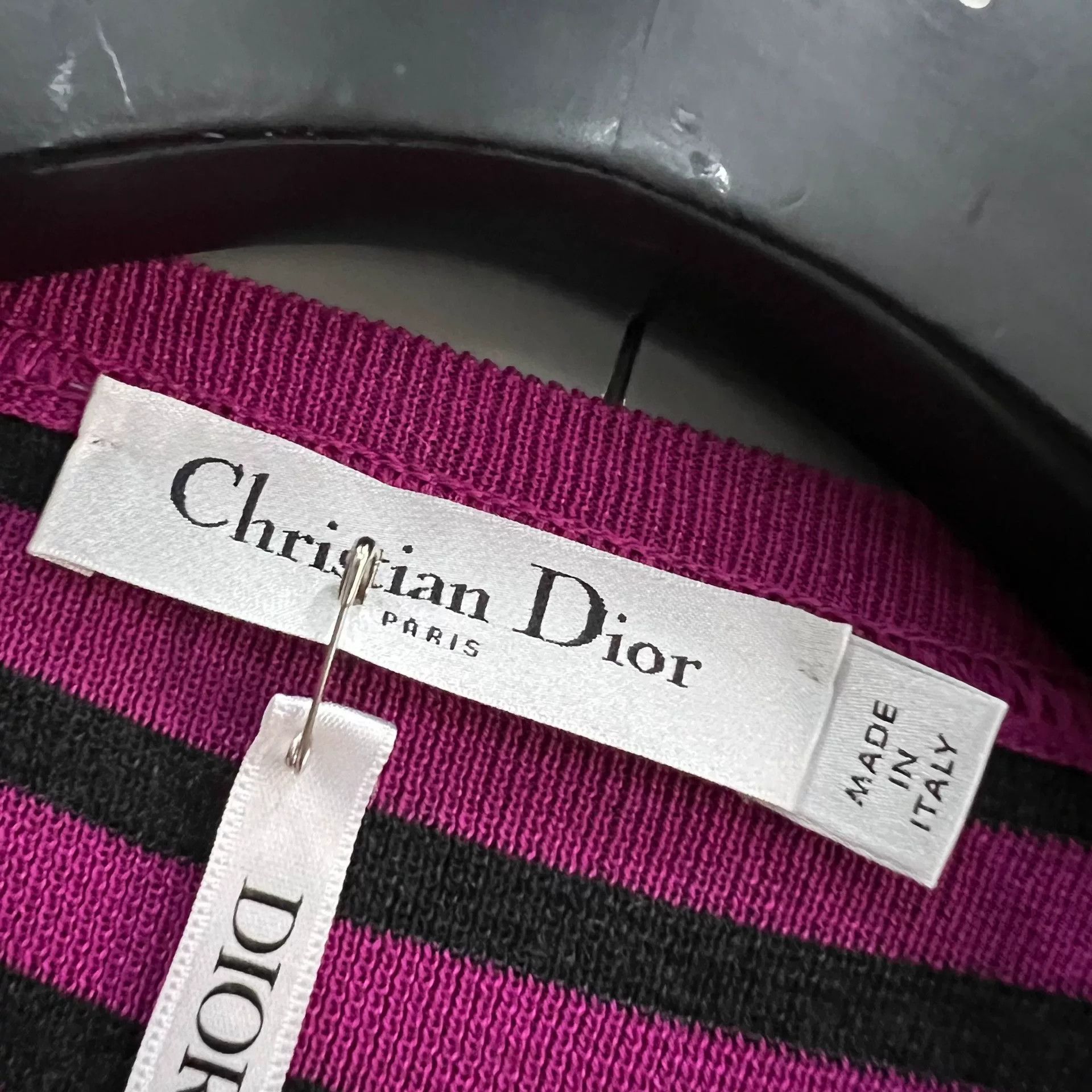 Dior Dior Striped Logo Knit Sweater Size 36 Size XS / US 0-2 / IT 36-38 - 4 Thumbnail