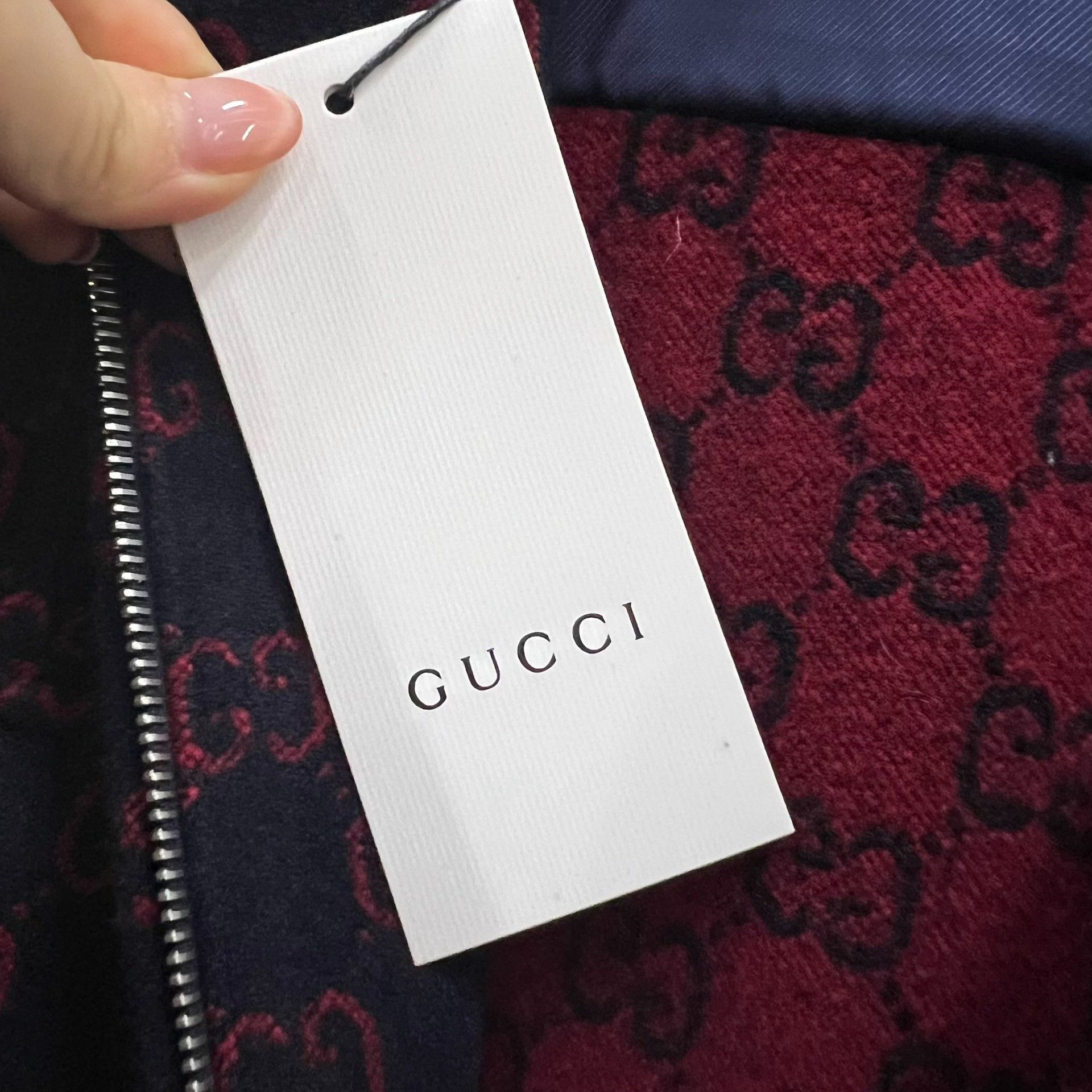 Gucci Gucci GG Monogram Wool Zip Jacket Size 54 Size US L / EU 52-54 / 3 - 5 Thumbnail