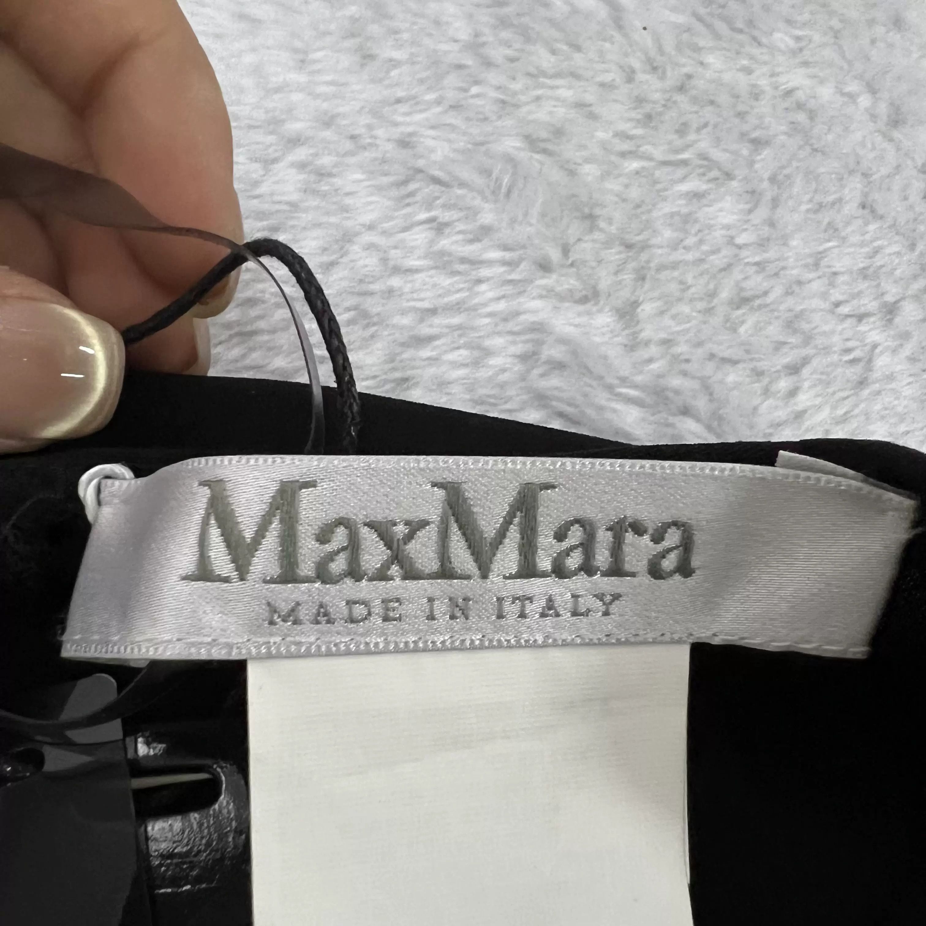 Max Mara Max Mara Black Triacetate Blouse Size IT 44 Size M / US 6-8 / IT 42-44 - 4 Thumbnail