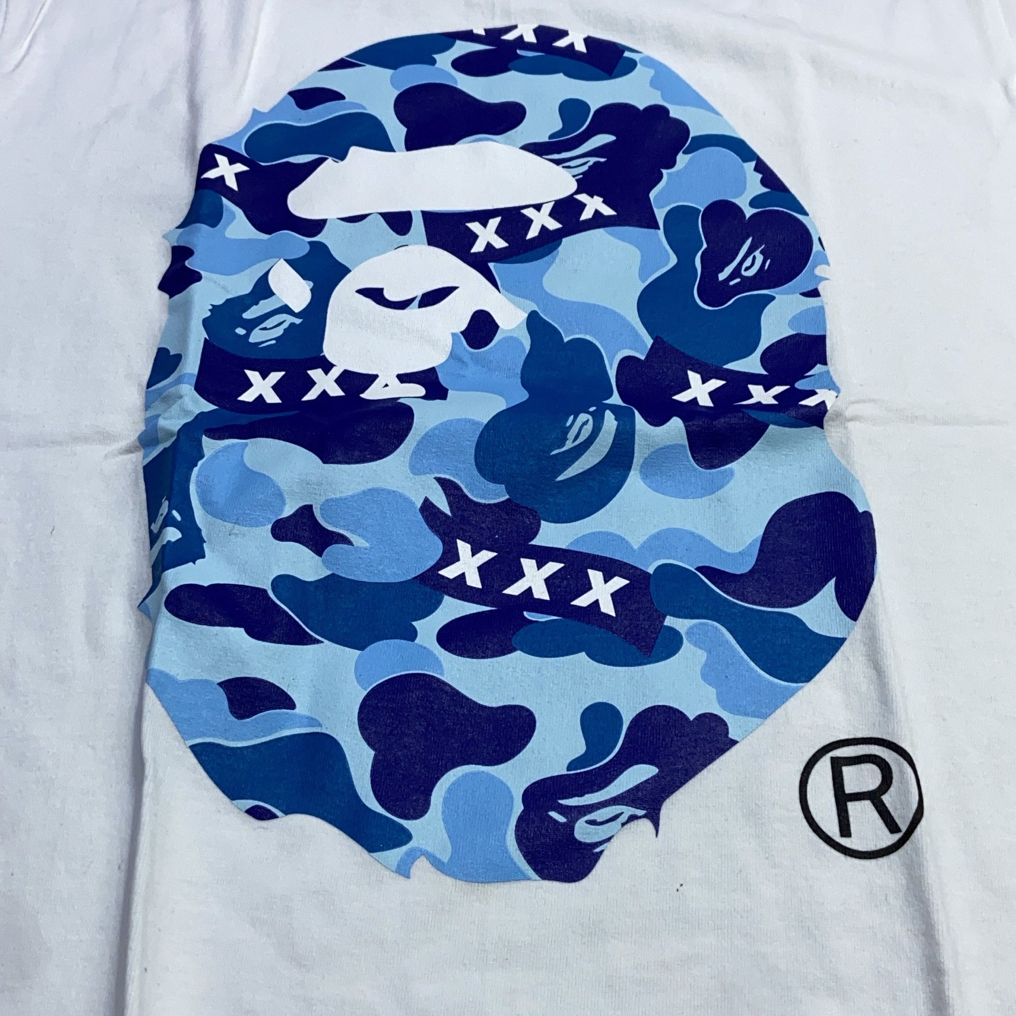 Bape A BATHING APE x GOD SELECTION XXX Ape Head T-Shirt Size M Size US M / EU 48-50 / 2 - 7 Thumbnail