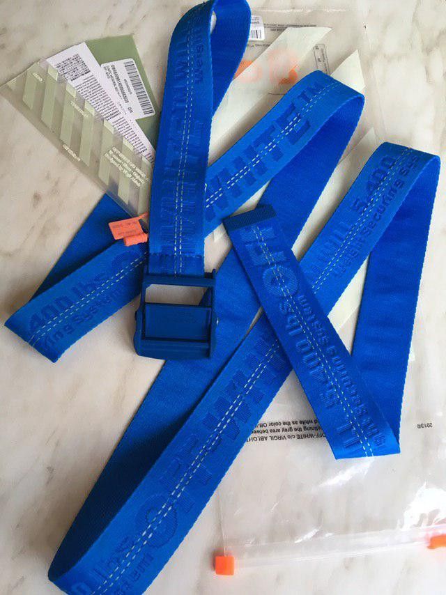 OFF-WHITE Industrial Belt (SS19) Blue Men's - SS19 - US