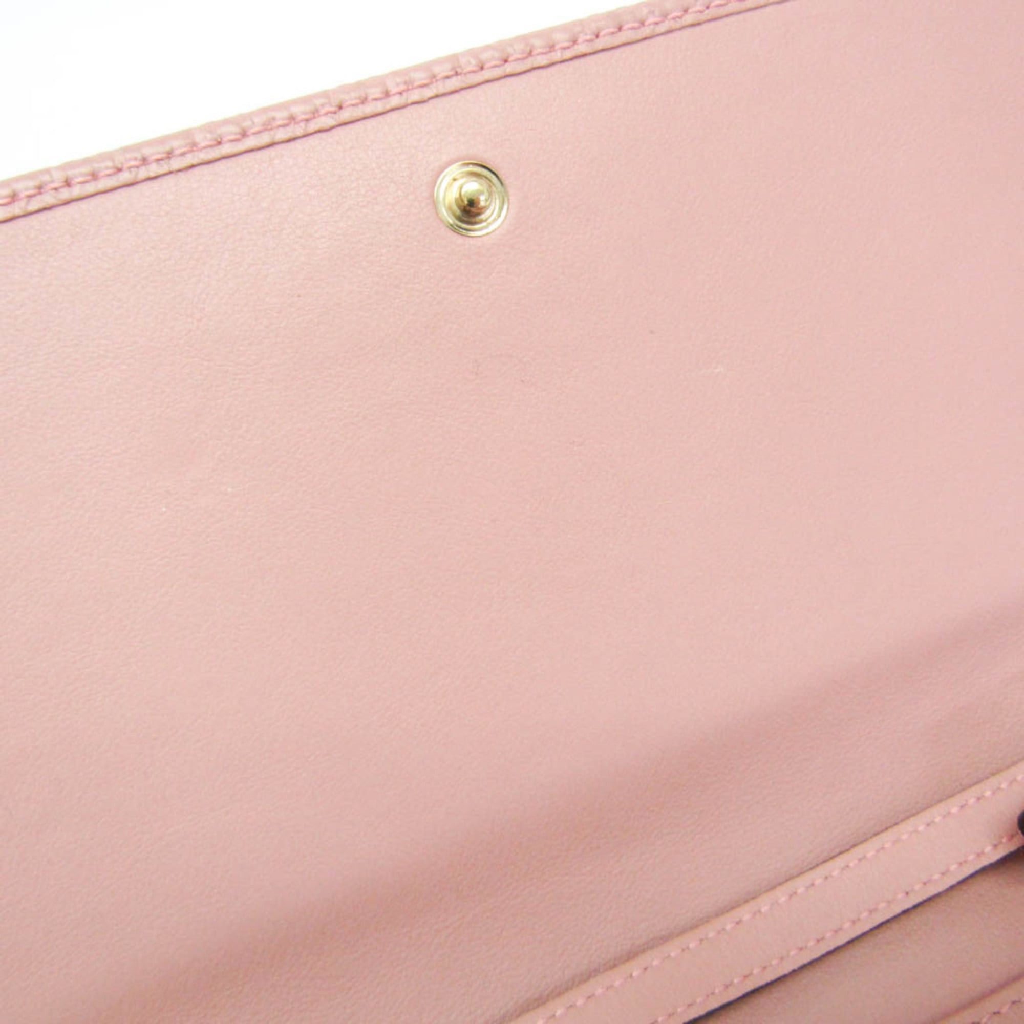 Gucci Gucci MicroGuccissima 466507 Women's Leather Chain/Shoulder Wallet Pink Size ONE SIZE - 19 Thumbnail