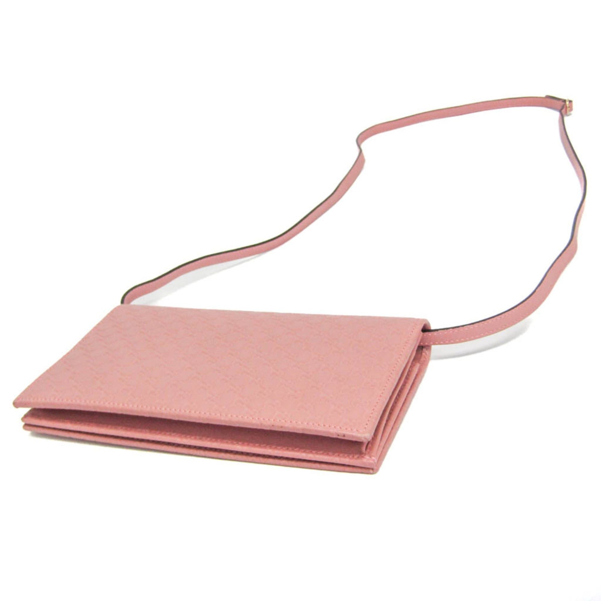 Gucci Gucci MicroGuccissima 466507 Women's Leather Chain/Shoulder Wallet Pink Size ONE SIZE - 3 Thumbnail