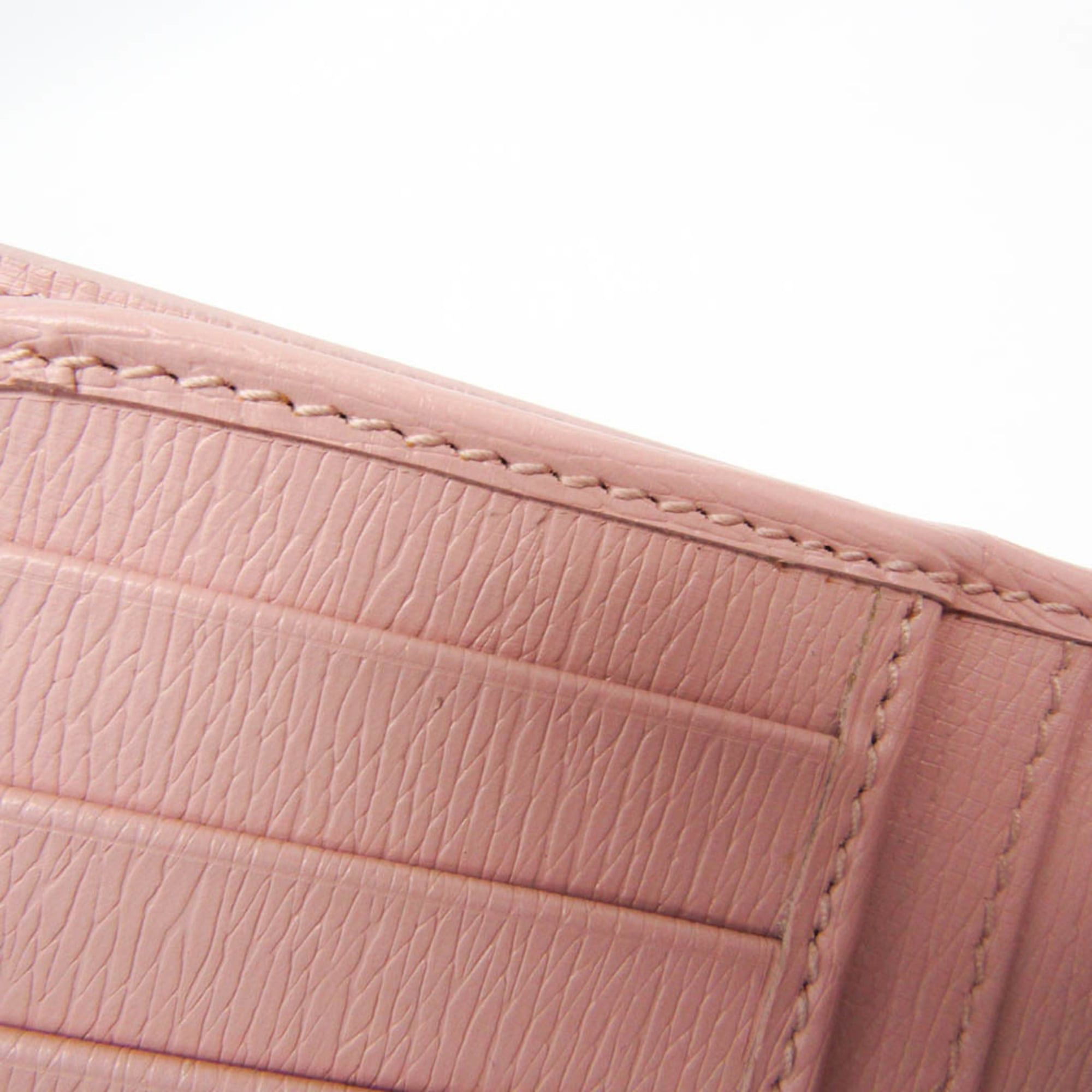 Gucci Gucci 772640 Women's Leather Wallet (bi-fold) Pink Size ONE SIZE - 13 Thumbnail