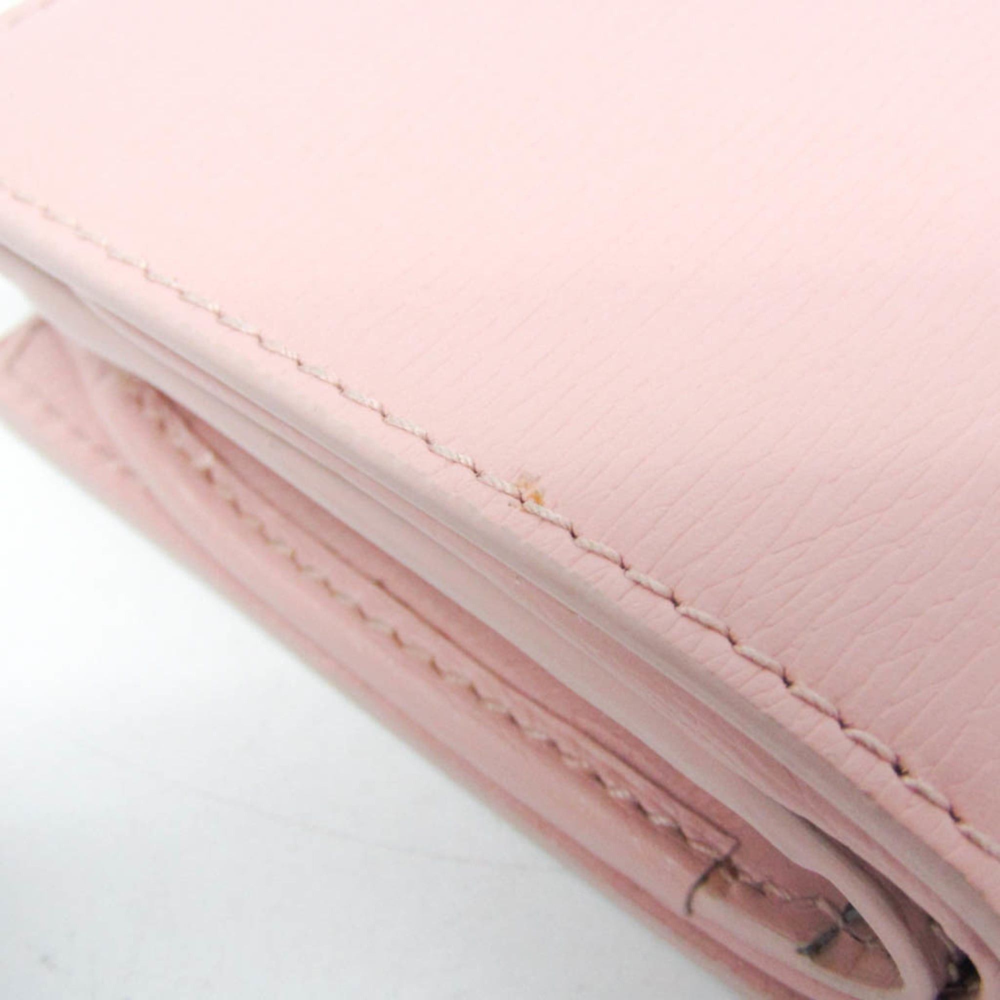 Gucci Gucci 772640 Women's Leather Wallet (bi-fold) Pink Size ONE SIZE - 7 Thumbnail