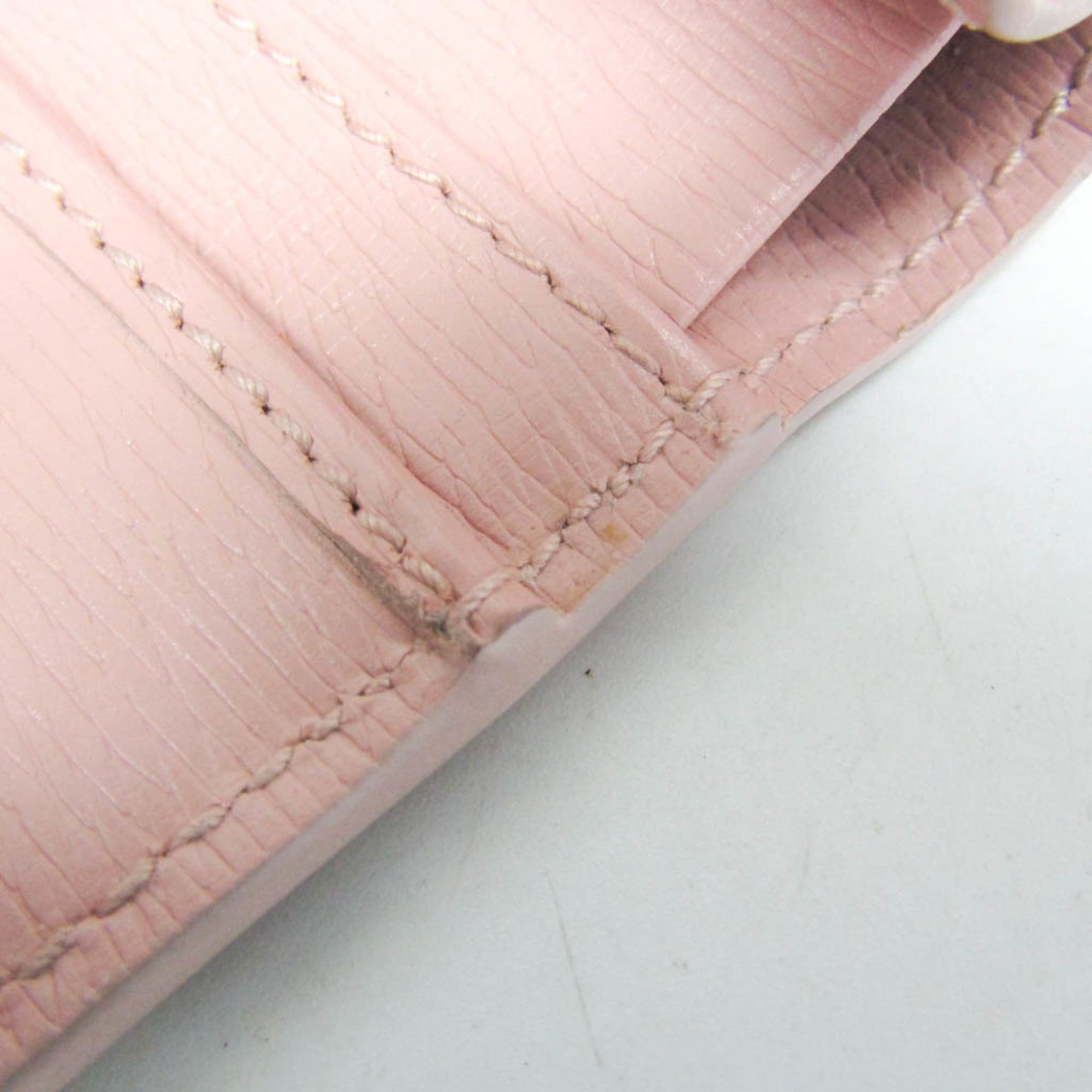 Gucci Gucci 772640 Women's Leather Wallet (bi-fold) Pink Size ONE SIZE - 14 Thumbnail