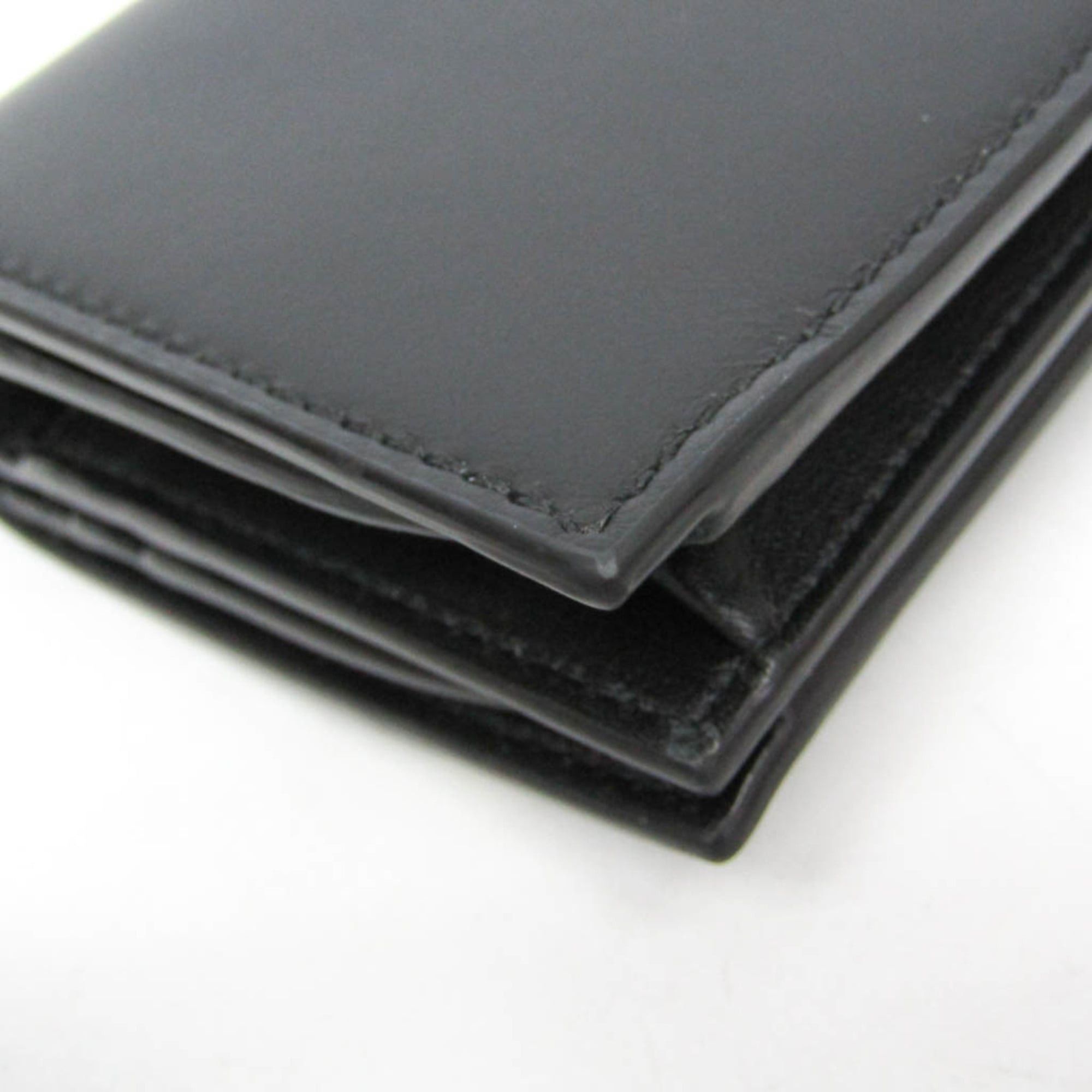 Salvatore Ferragamo Salvatore Ferragamo Compact Wallet IY-22 1087 Women's Leather Wallet (bi-fold) Black Size ONE SIZE - 6 Thumbnail