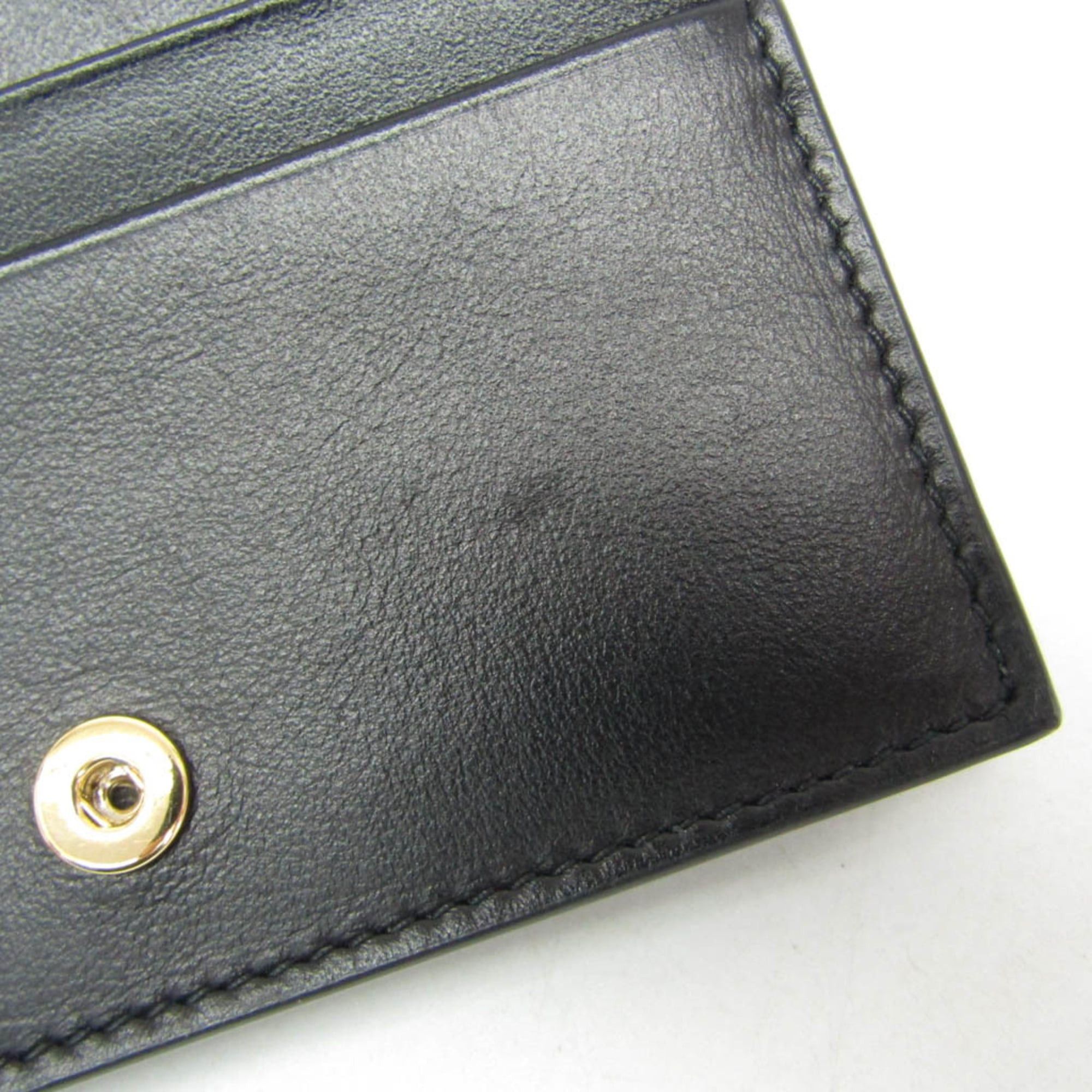 Salvatore Ferragamo Salvatore Ferragamo Compact Wallet IY-22 1087 Women's Leather Wallet (bi-fold) Black Size ONE SIZE - 16 Thumbnail