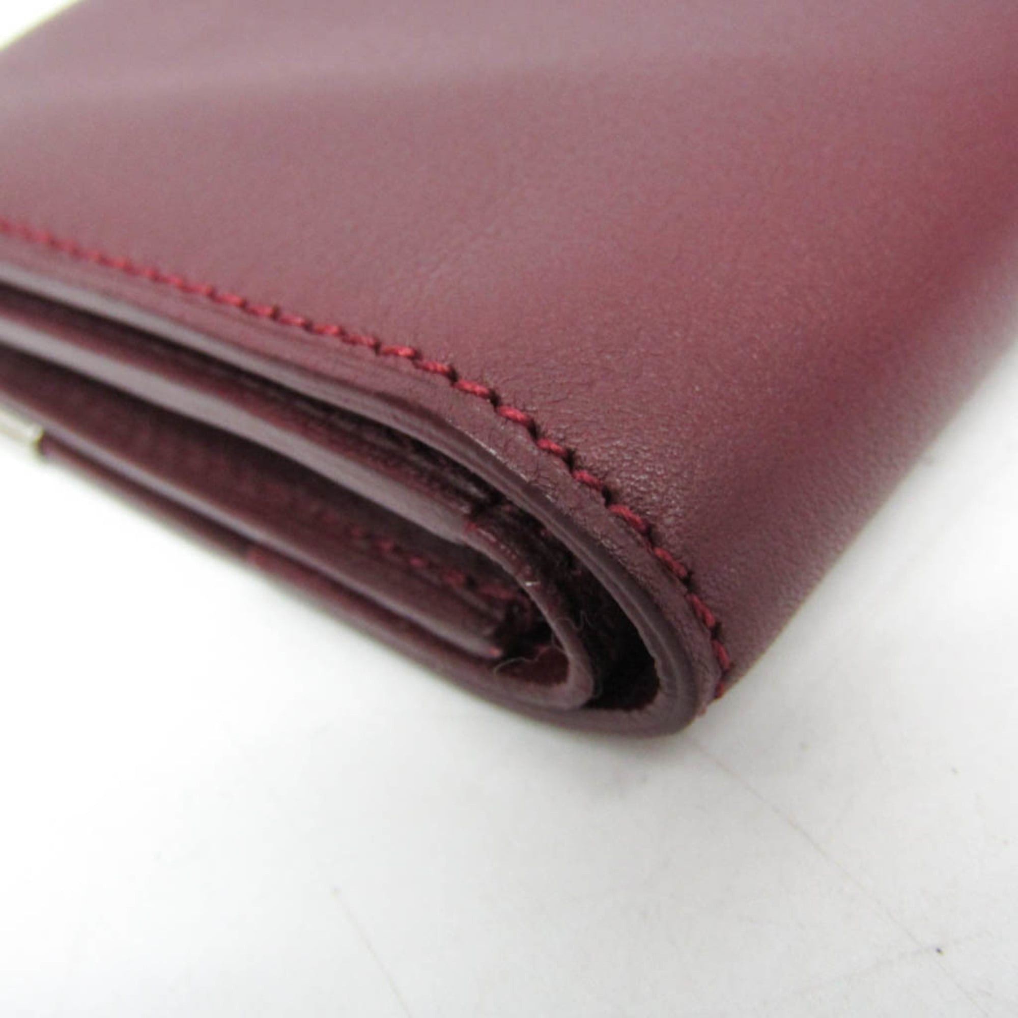 Cartier Cartier Must Women,Men Leather Coin Purse/coin Case Bordeaux Size ONE SIZE - 6 Thumbnail