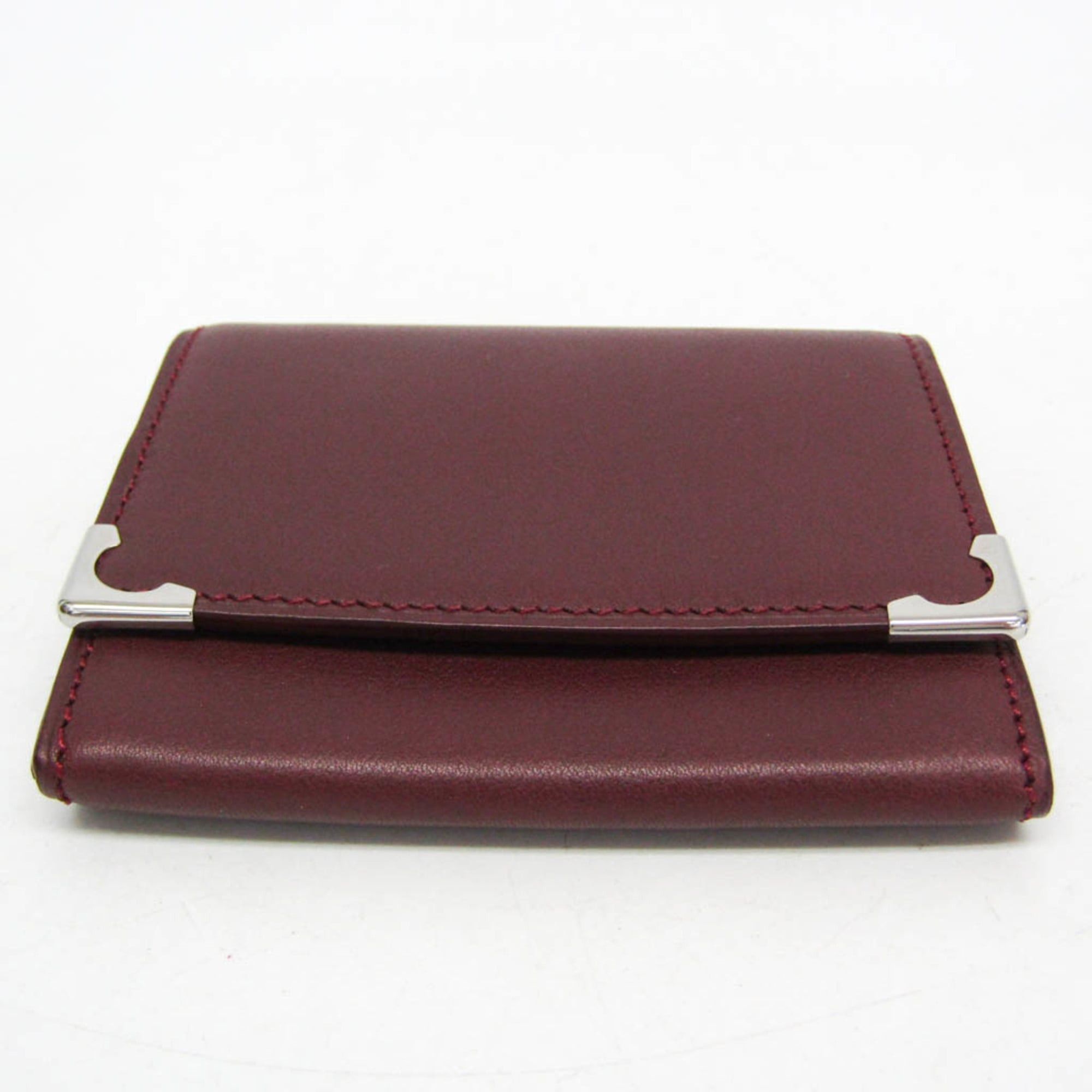 Cartier Cartier Must Women,Men Leather Coin Purse/coin Case Bordeaux Size ONE SIZE - 9 Thumbnail
