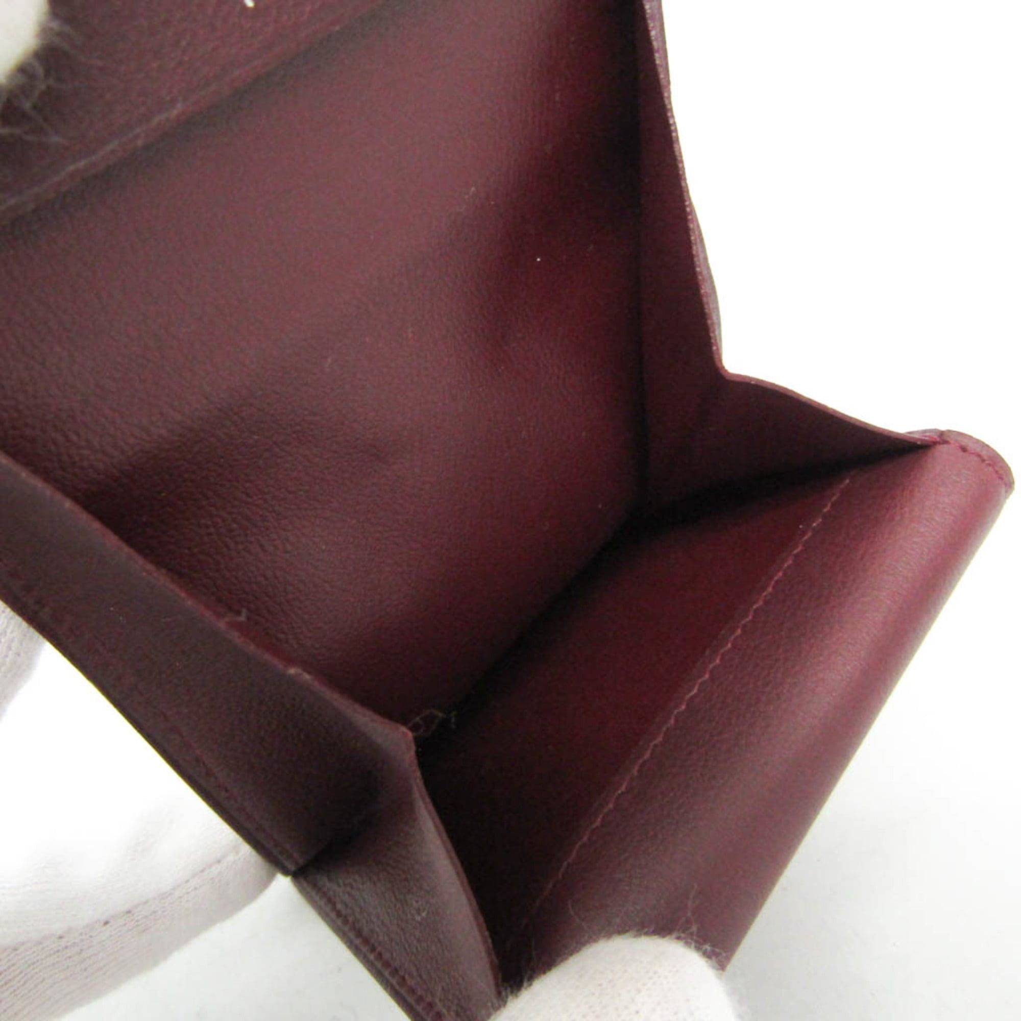 Cartier Cartier Must Women,Men Leather Coin Purse/coin Case Bordeaux Size ONE SIZE - 4 Thumbnail