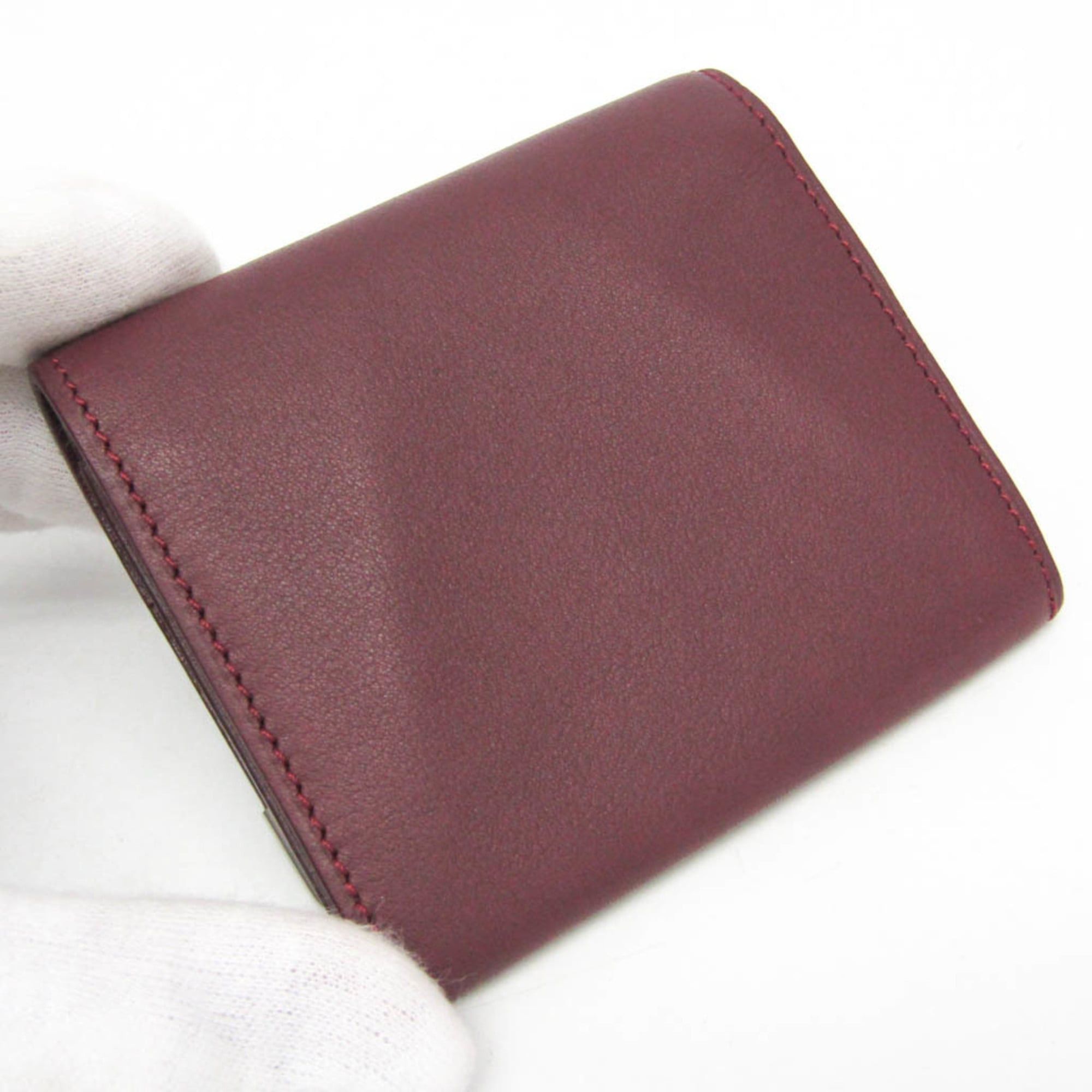 Cartier Cartier Must Women,Men Leather Coin Purse/coin Case Bordeaux Size ONE SIZE - 11 Thumbnail
