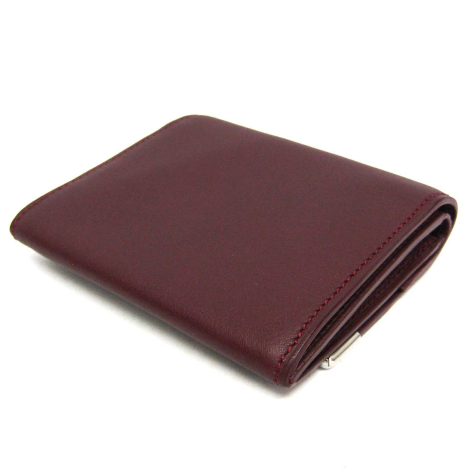 Cartier Cartier Must Women,Men Leather Coin Purse/coin Case Bordeaux Size ONE SIZE - 3 Thumbnail