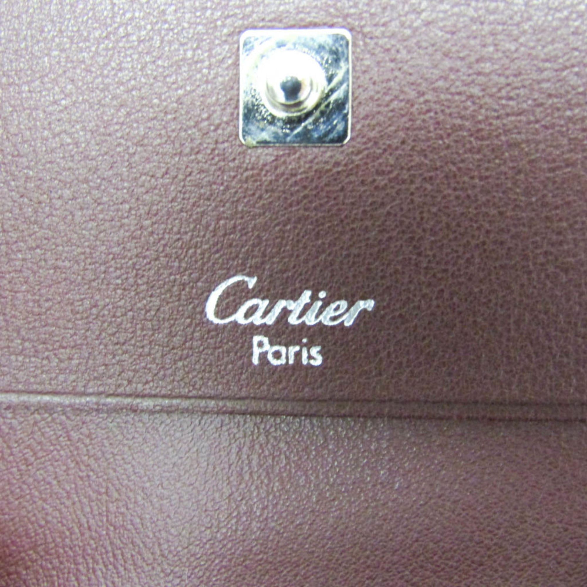 Cartier Cartier Must Women,Men Leather Coin Purse/coin Case Bordeaux Size ONE SIZE - 13 Thumbnail