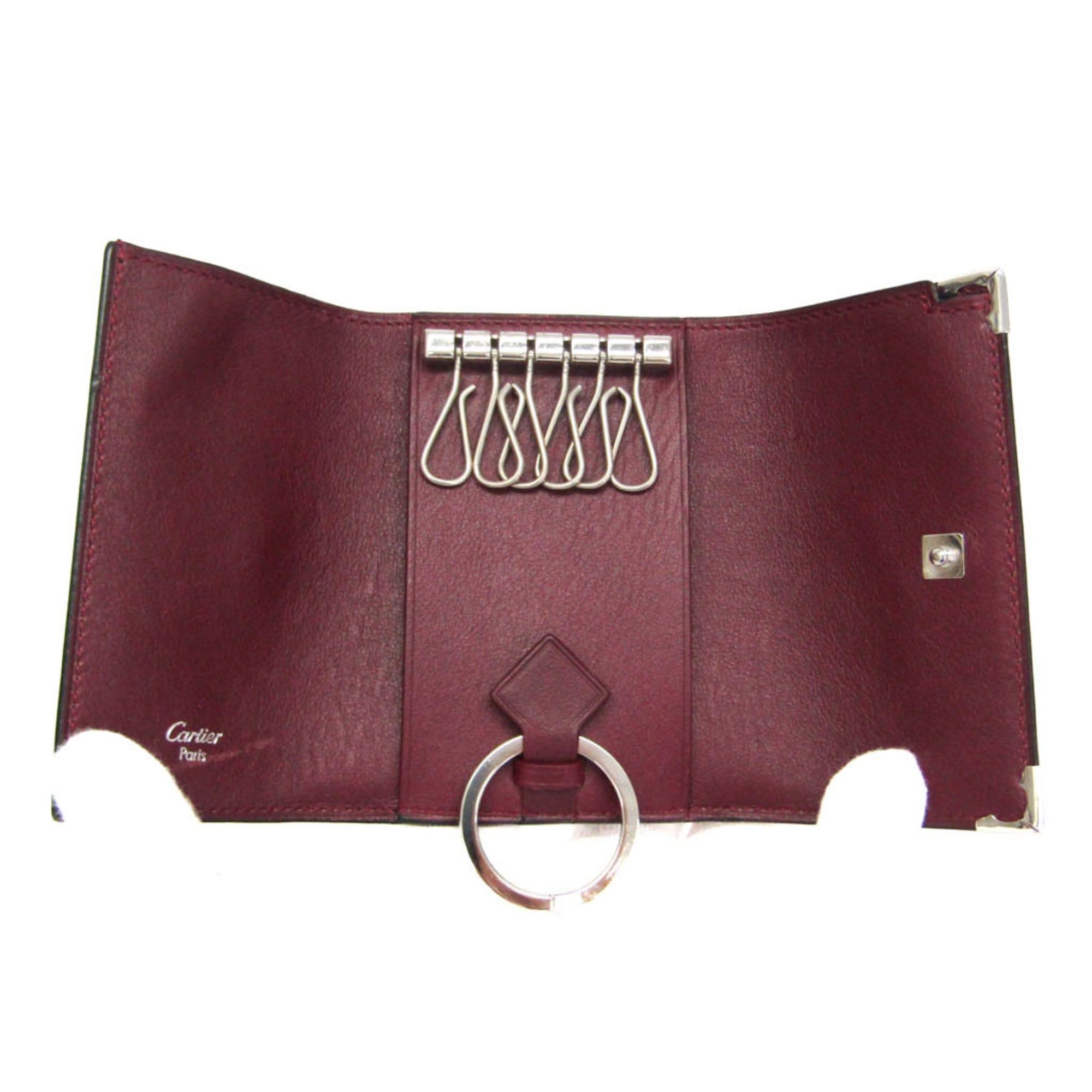 Cartier Cartier Must Cabochon L3000579 Men,Women Leather Key Case Black Size ONE SIZE - 3 Thumbnail