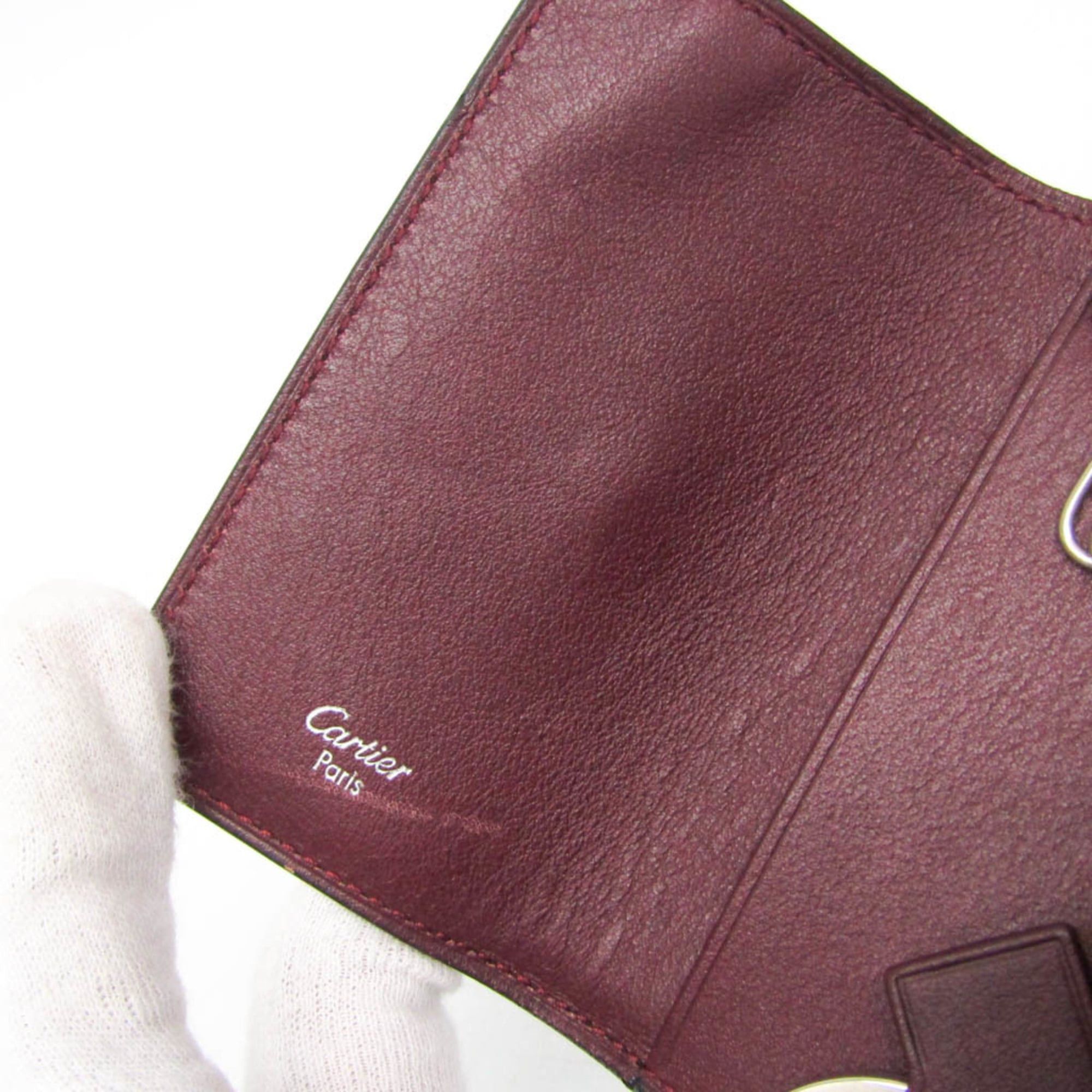 Cartier Cartier Must Cabochon L3000579 Men,Women Leather Key Case Black Size ONE SIZE - 12 Thumbnail
