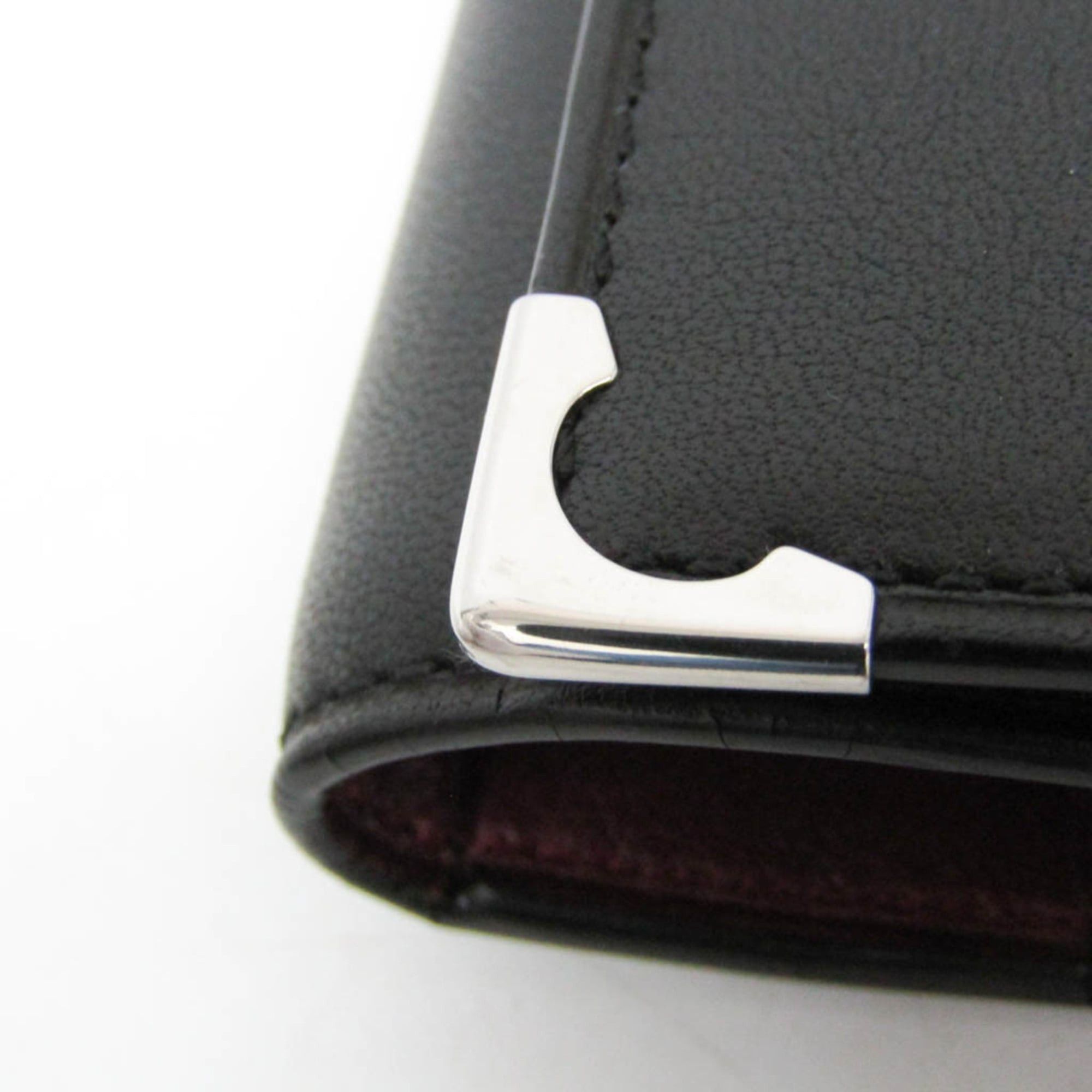 Cartier Cartier Must Cabochon L3000579 Men,Women Leather Key Case Black Size ONE SIZE - 9 Thumbnail