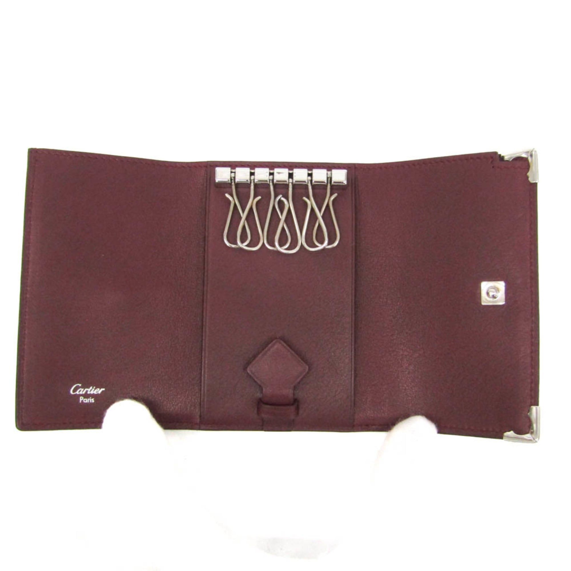 Cartier Cartier Cabochon L3000579 Men,Women Leather Key Case Black Size ONE SIZE - 4 Thumbnail