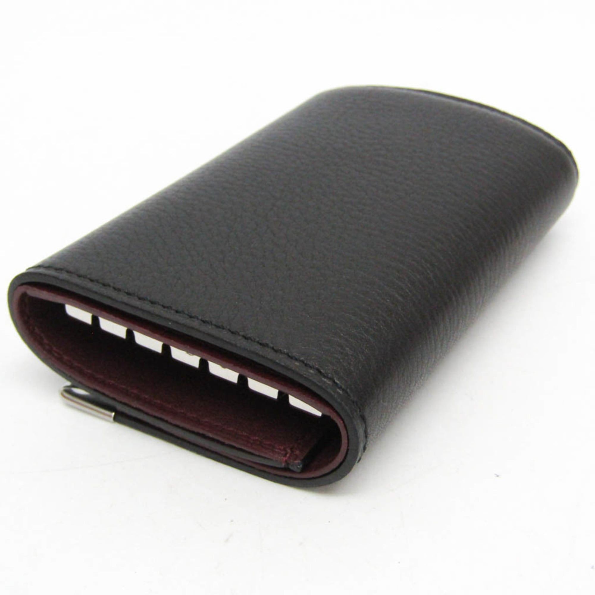 Cartier Cartier Cabochon L3000579 Men,Women Leather Key Case Black Size ONE SIZE - 8 Thumbnail