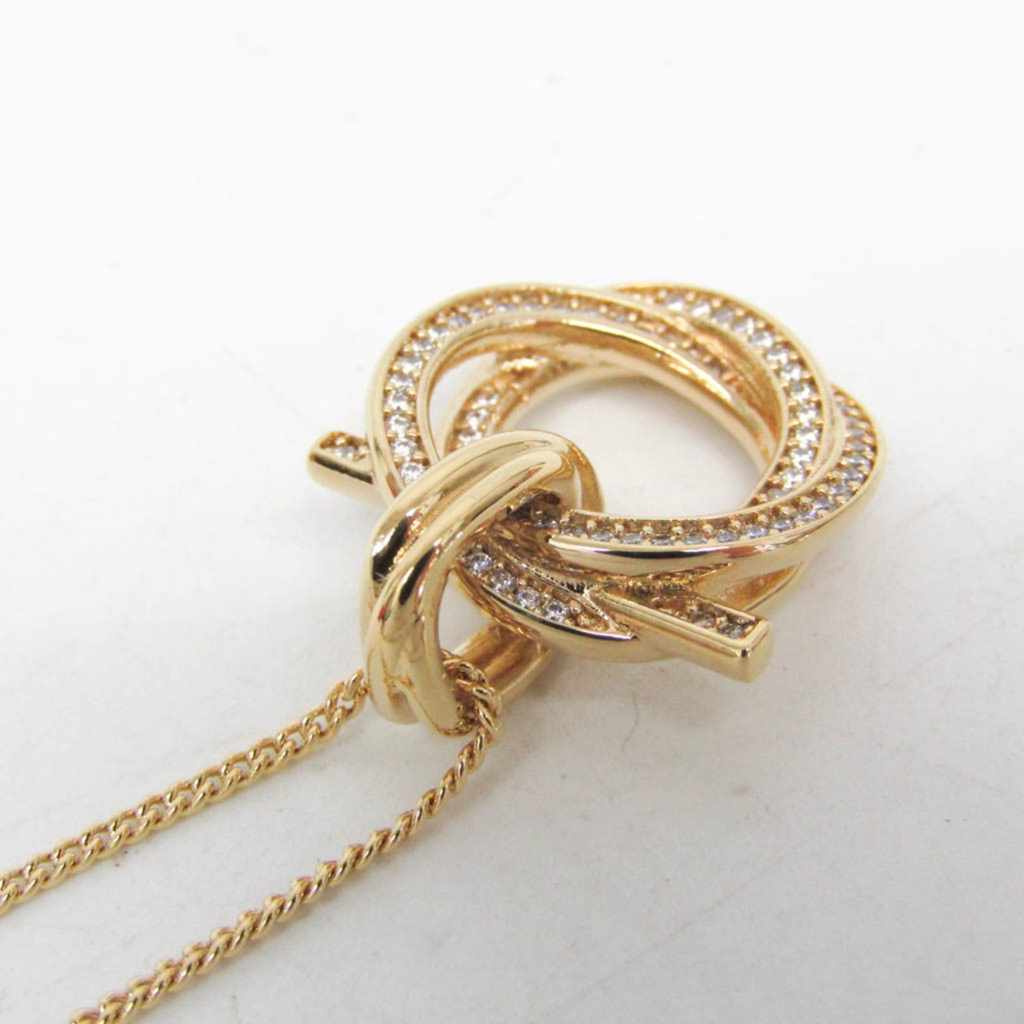 Salvatore Ferragamo Salvatore Ferragamo Gancini 760609 Gold Plating Rhinestone Women,Men Fashion Pendant Necklace (Gold) Size ONE SIZE - 6 Thumbnail