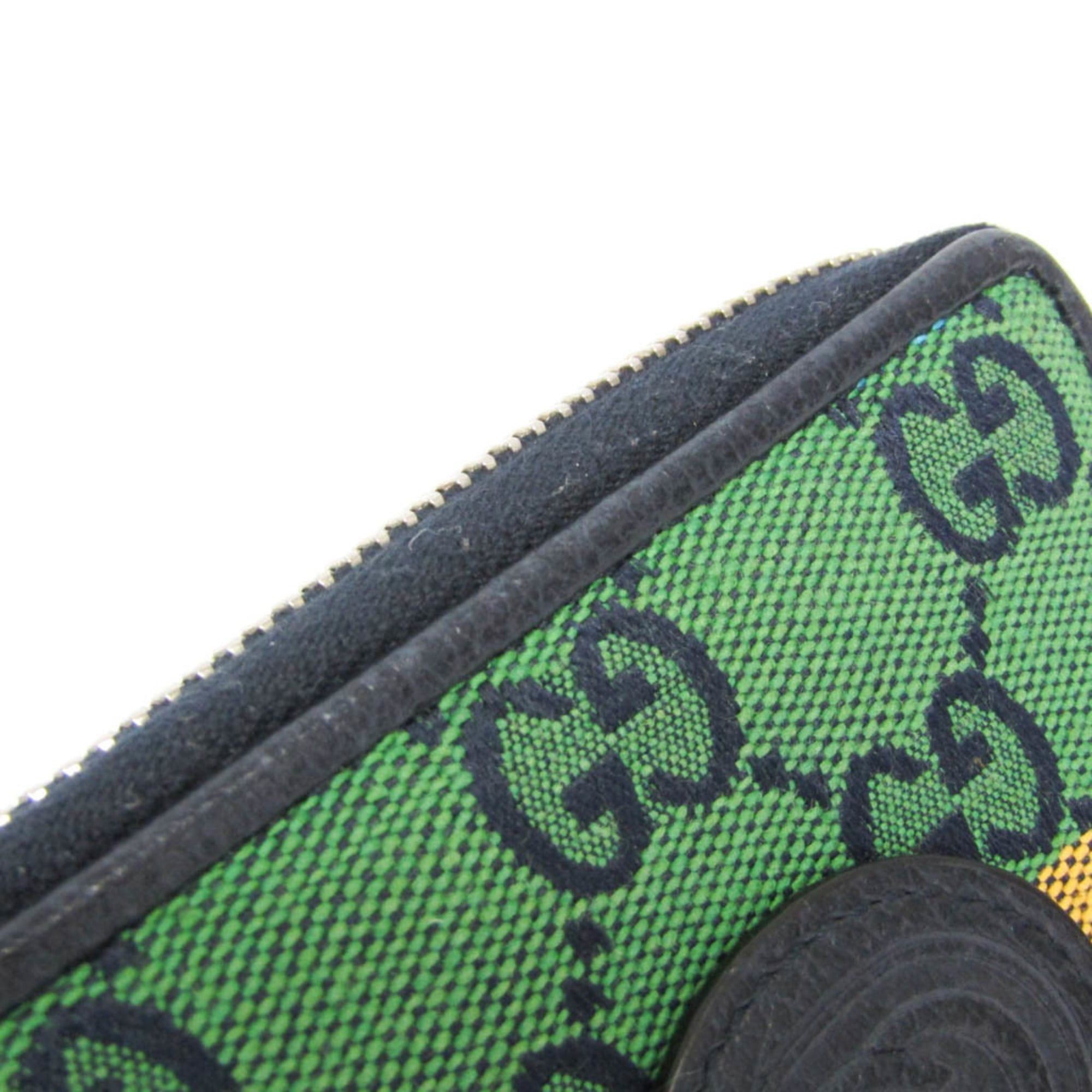 Gucci Gucci Interlocking G Compact Wallet 657577 Men,Women GG Canvas,Leather Wallet (bi-fold) Dark Navy,Multi-color Size ONE SIZE - 8 Thumbnail