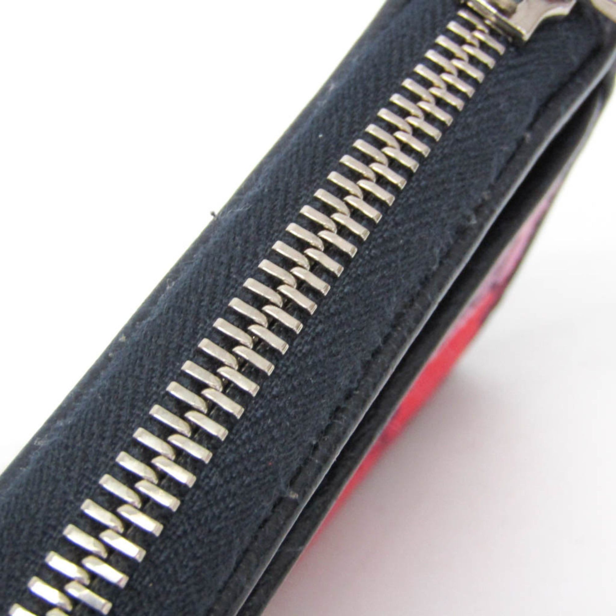 Gucci Gucci Interlocking G Compact Wallet 657577 Men,Women GG Canvas,Leather Wallet (bi-fold) Dark Navy,Multi-color Size ONE SIZE - 12 Thumbnail