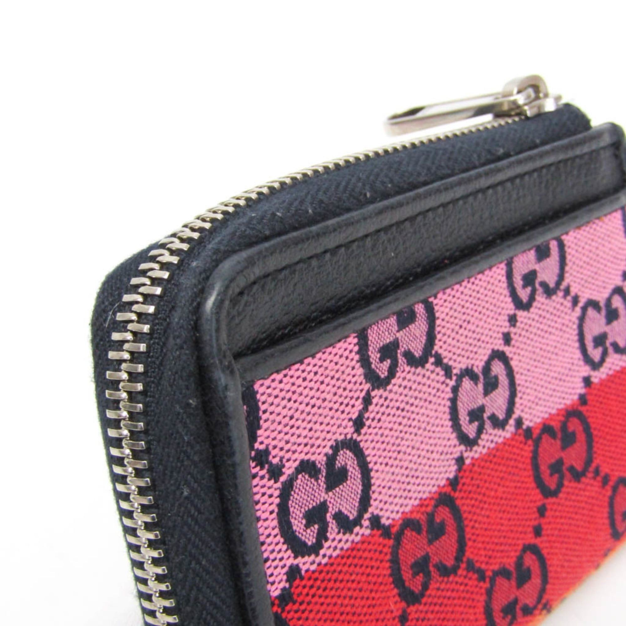 Gucci Gucci Interlocking G Compact Wallet 657577 Men,Women GG Canvas,Leather Wallet (bi-fold) Dark Navy,Multi-color Size ONE SIZE - 9 Thumbnail