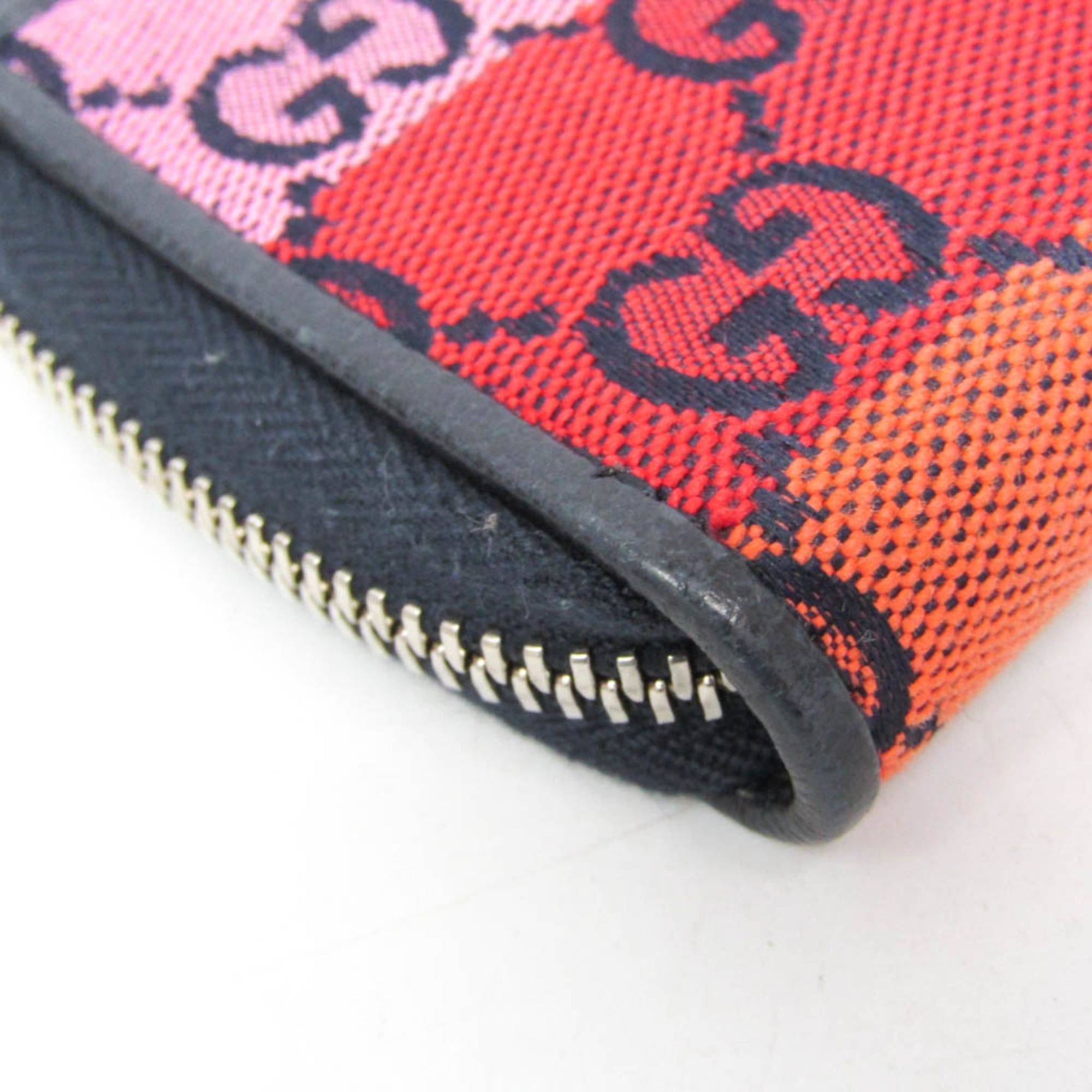Gucci Gucci Interlocking G Compact Wallet 657577 Men,Women GG Canvas,Leather Wallet (bi-fold) Dark Navy,Multi-color Size ONE SIZE - 5 Thumbnail