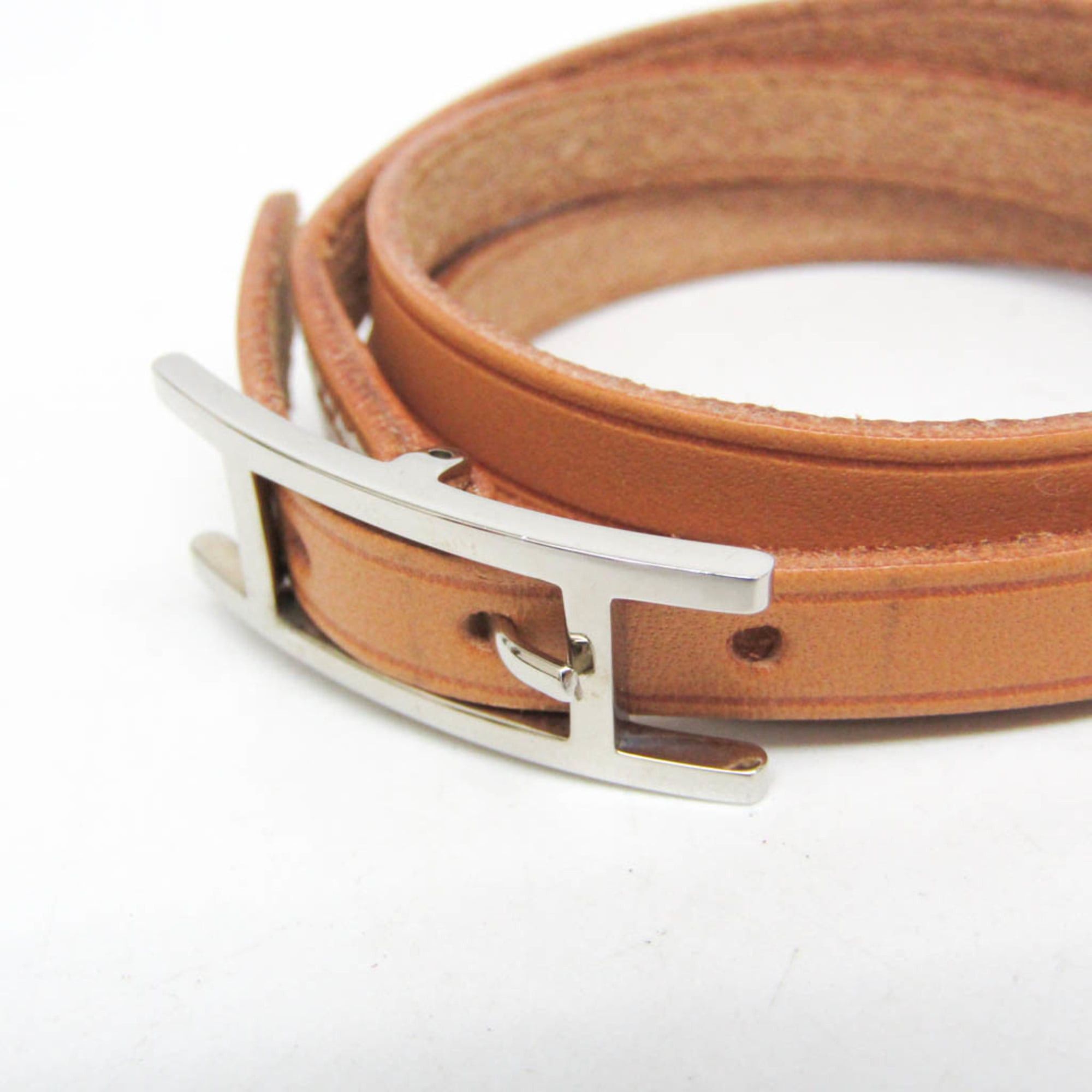 Hermes Hermes API III Long Leather Charm Bracelet Brown Size ONE SIZE - 4 Thumbnail