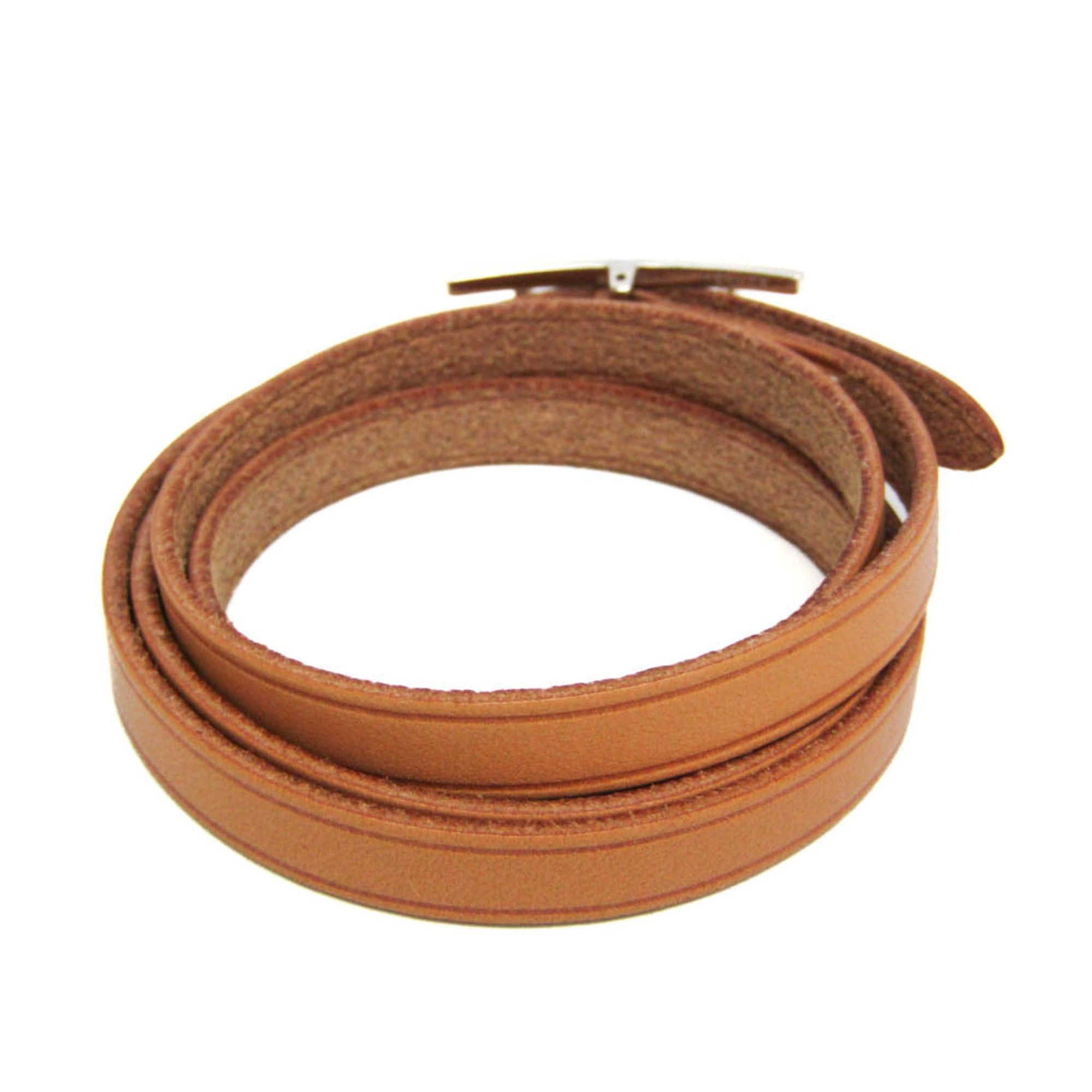 Hermes Hermes API III Long Leather Charm Bracelet Brown Size ONE SIZE - 3 Thumbnail