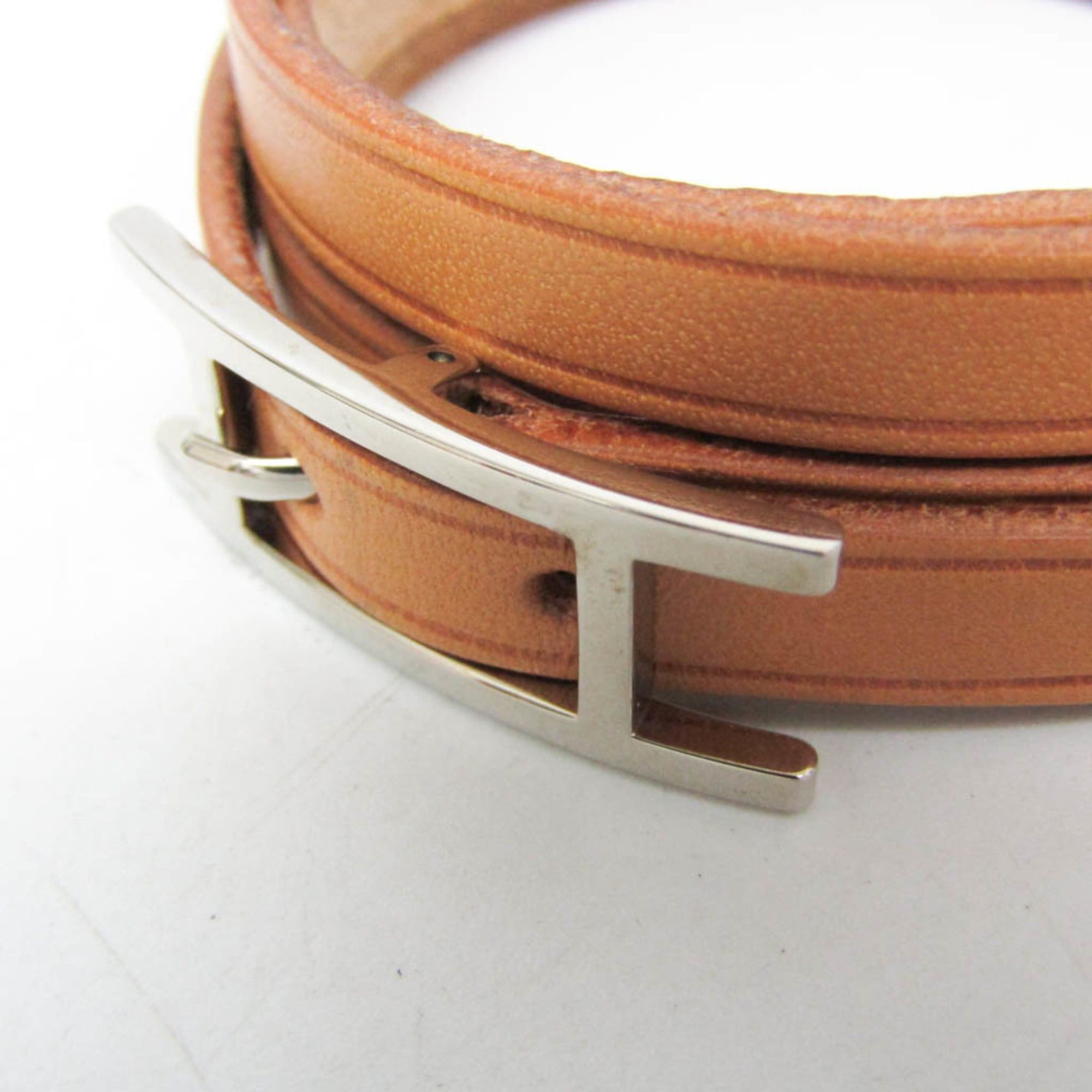 Hermes Hermes API III Long Leather Charm Bracelet Brown Size ONE SIZE - 5 Thumbnail