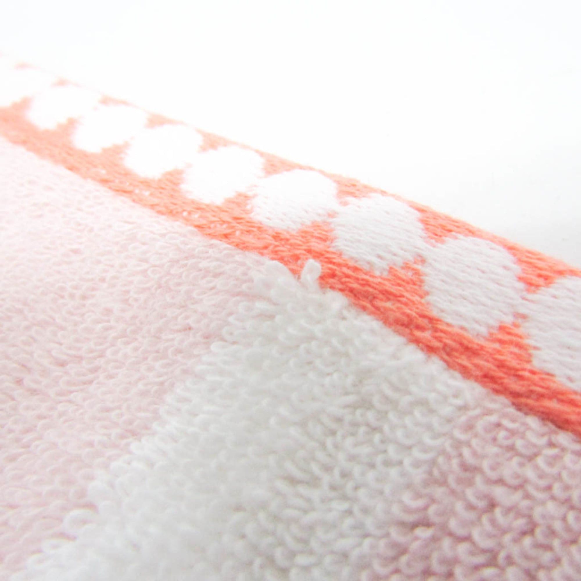 Hermes Hermes Hand Towel Light Pink,White Carré Towel Animaux Block H104778M 01 Size ONE SIZE - 6 Thumbnail