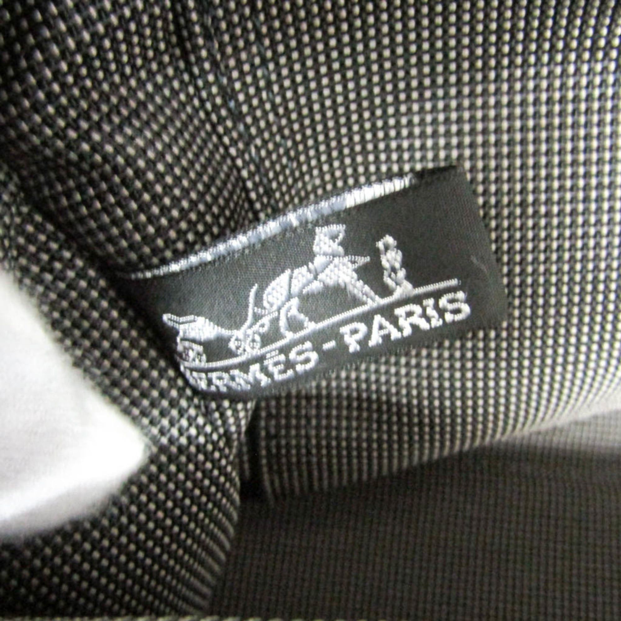 Hermes Hermes Her Line PM Women,Men Polyamide,Polyester Tote Bag Black,Gray Size ONE SIZE - 12 Thumbnail