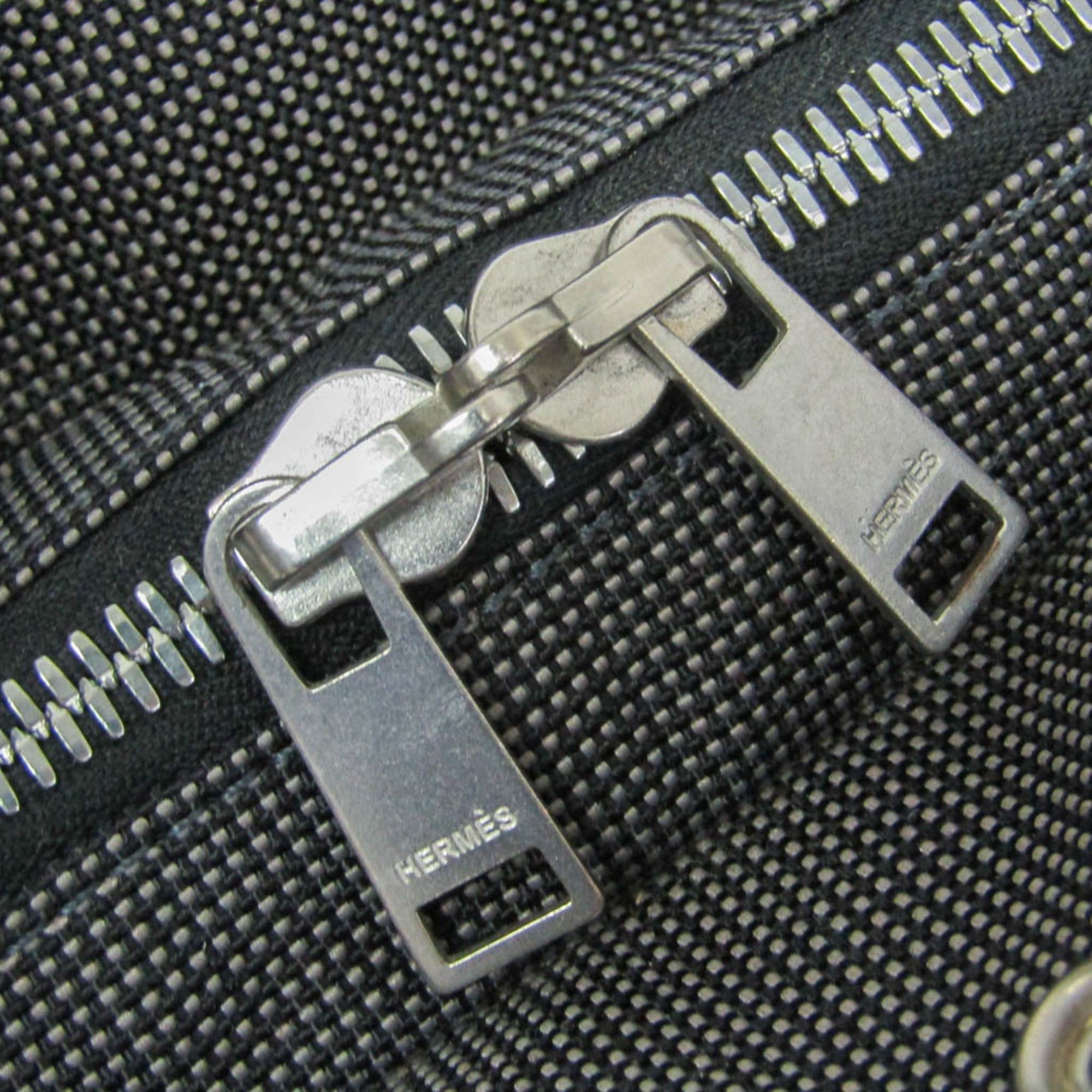 Hermes Hermes Her Line PM Women,Men Polyamide,Polyester Tote Bag Black,Gray Size ONE SIZE - 11 Thumbnail