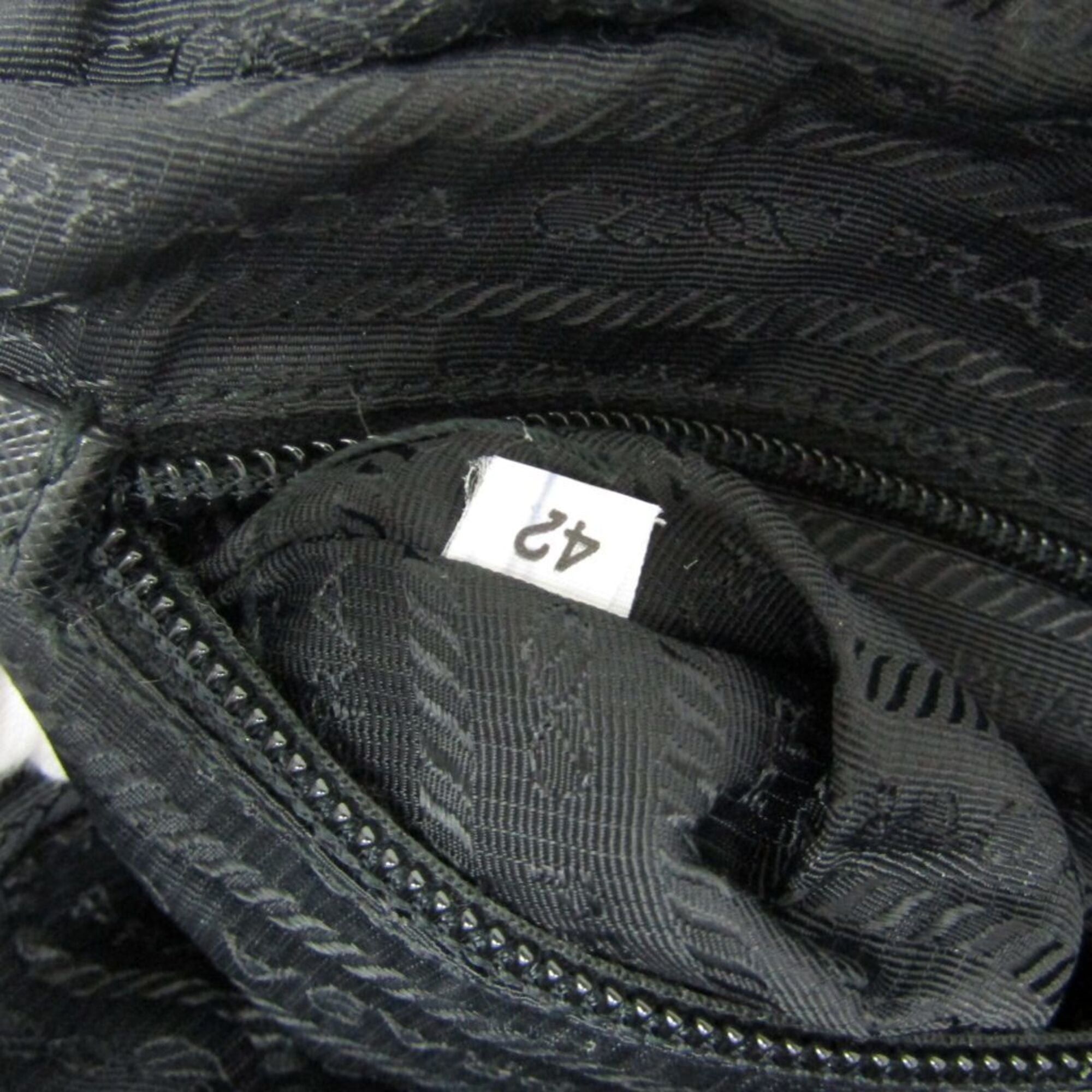 Prada Prada VELA 1NE393 Women's Leather Pouch Black Size ONE SIZE - 17 Thumbnail