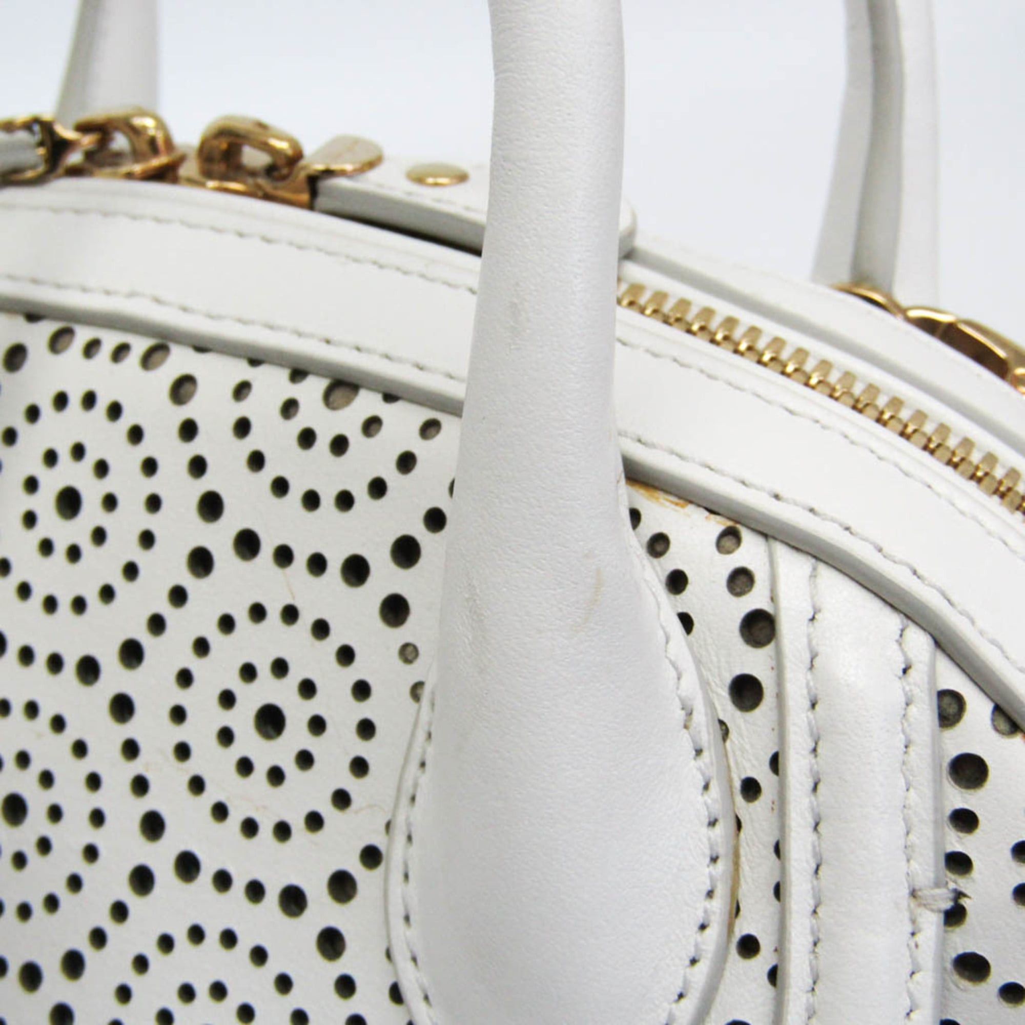 Salvatore Ferragamo Salvatore Ferragamo FIAMMA GE-21 F035 Women's Leather Handbag,Shoulder Bag White Size ONE SIZE - 10 Thumbnail