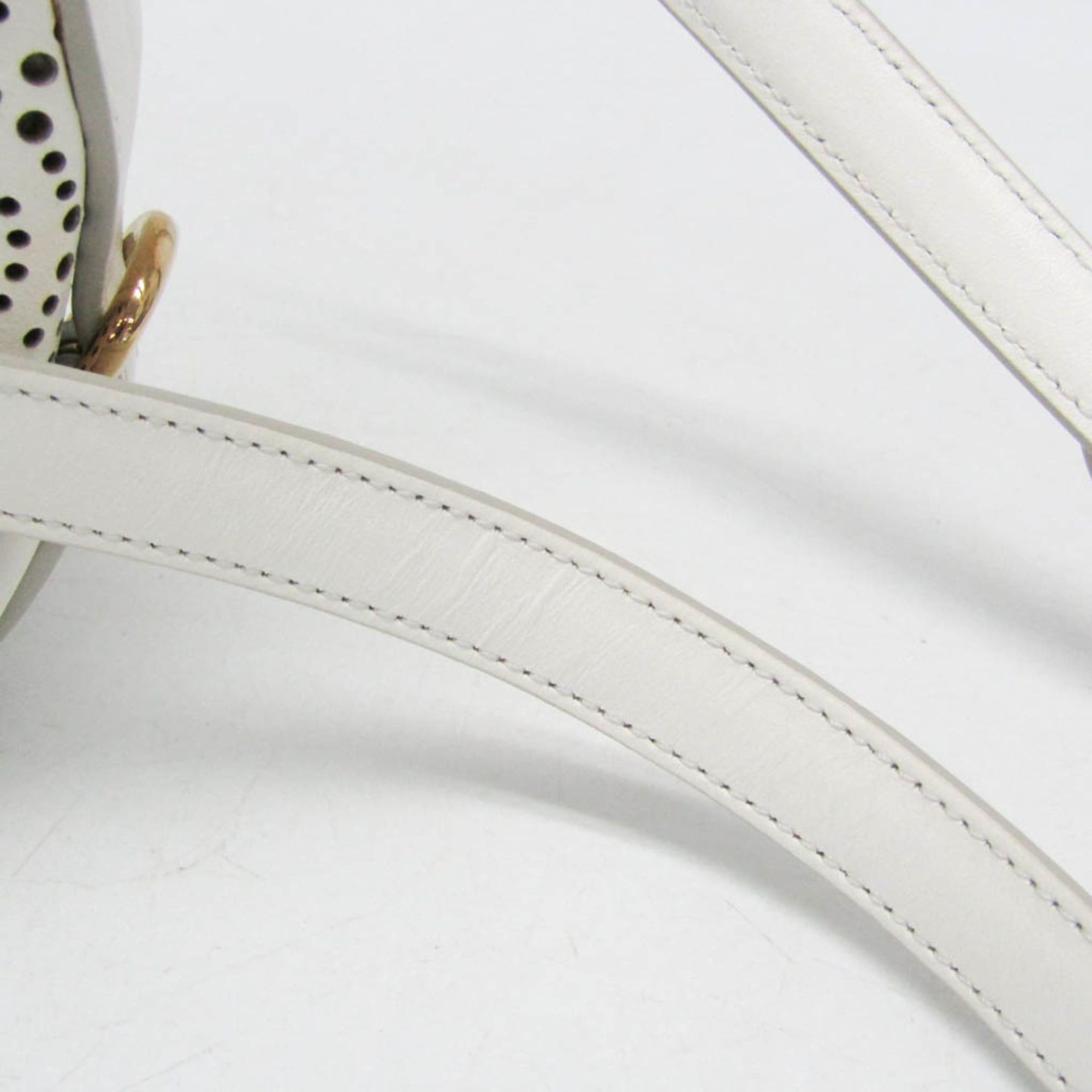 Salvatore Ferragamo Salvatore Ferragamo FIAMMA GE-21 F035 Women's Leather Handbag,Shoulder Bag White Size ONE SIZE - 17 Thumbnail