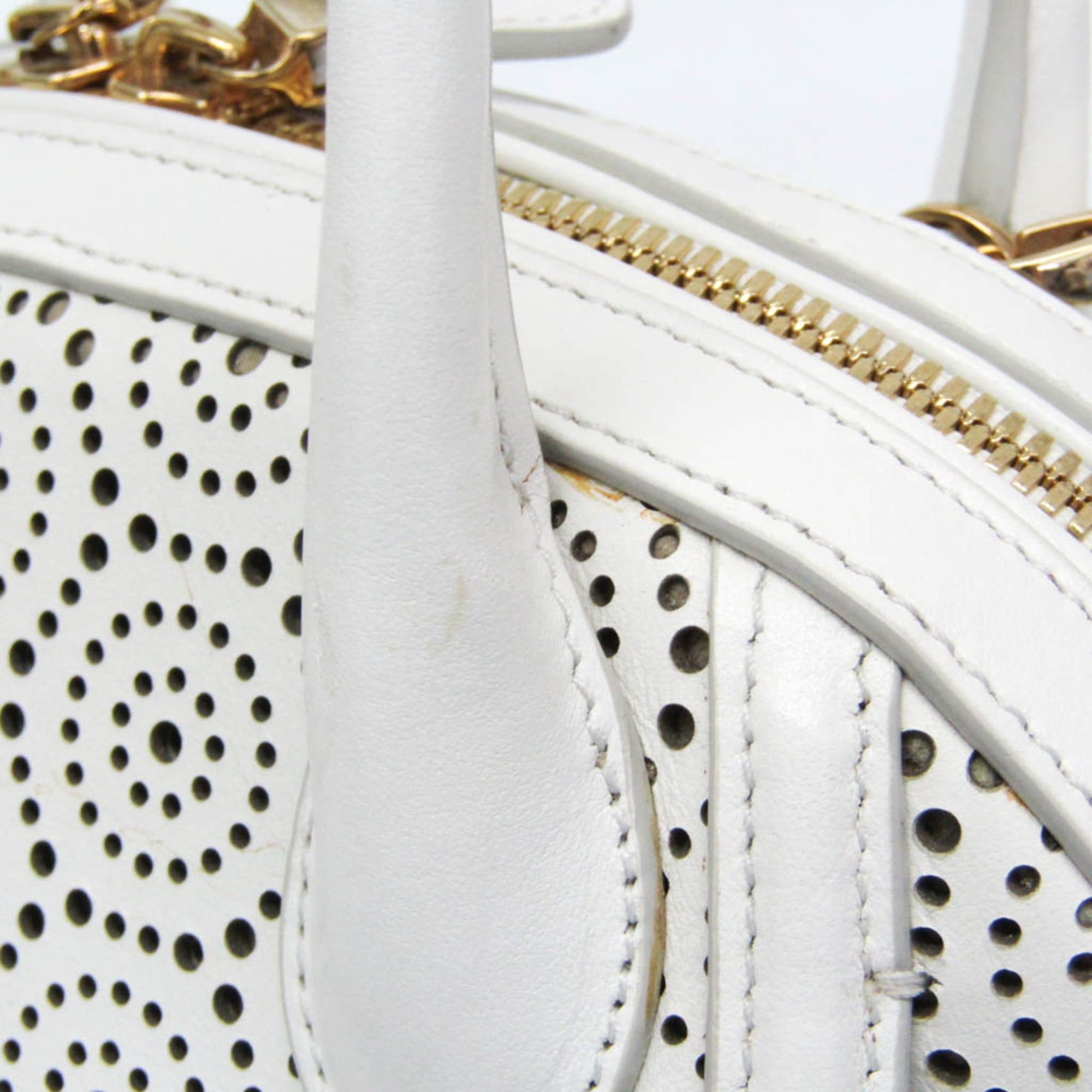 Salvatore Ferragamo Salvatore Ferragamo FIAMMA GE-21 F035 Women's Leather Handbag,Shoulder Bag White Size ONE SIZE - 6 Thumbnail