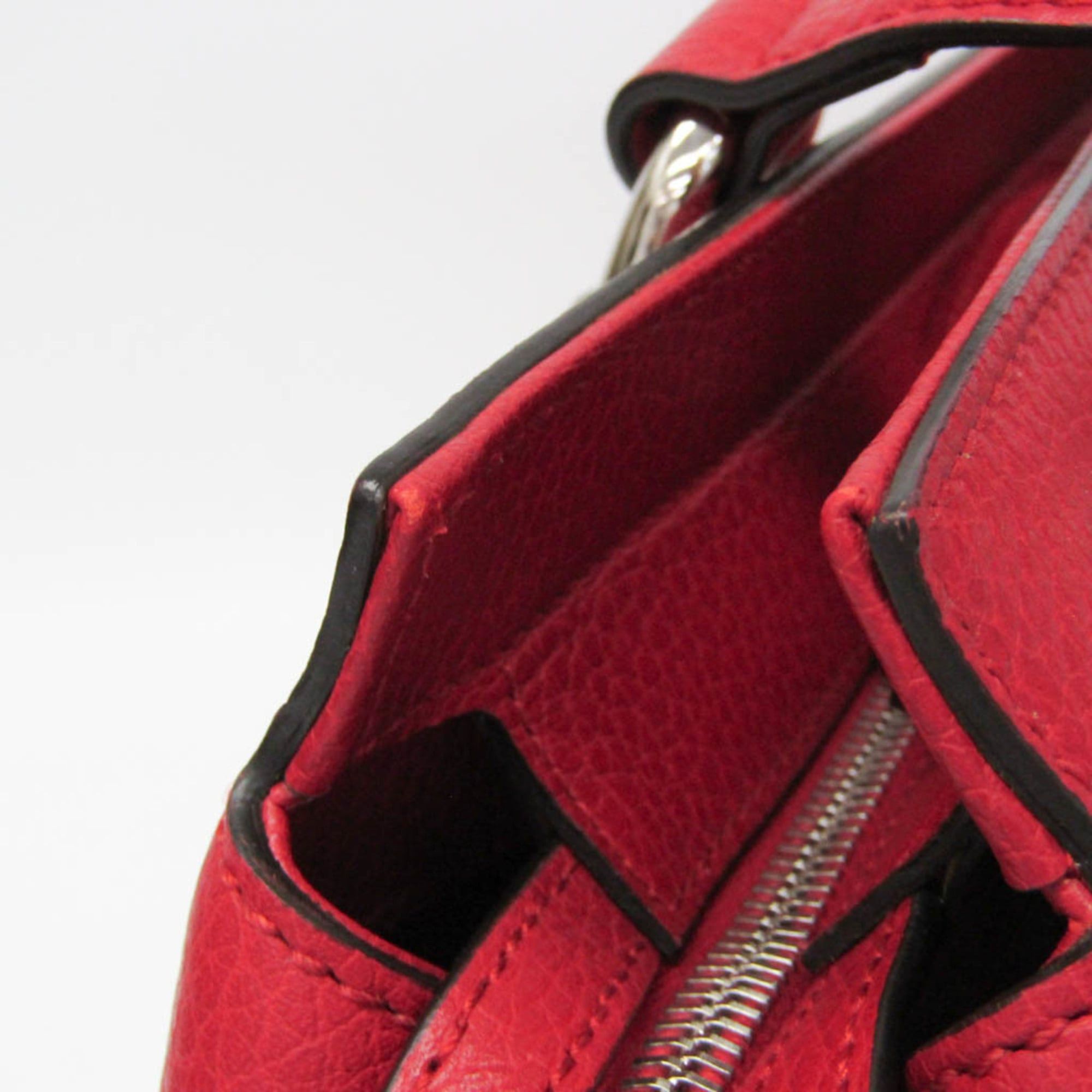 Gucci Gucci Bamboo 355772 Women's Leather Handbag,Shoulder Bag Red Color Size ONE SIZE - 10 Thumbnail
