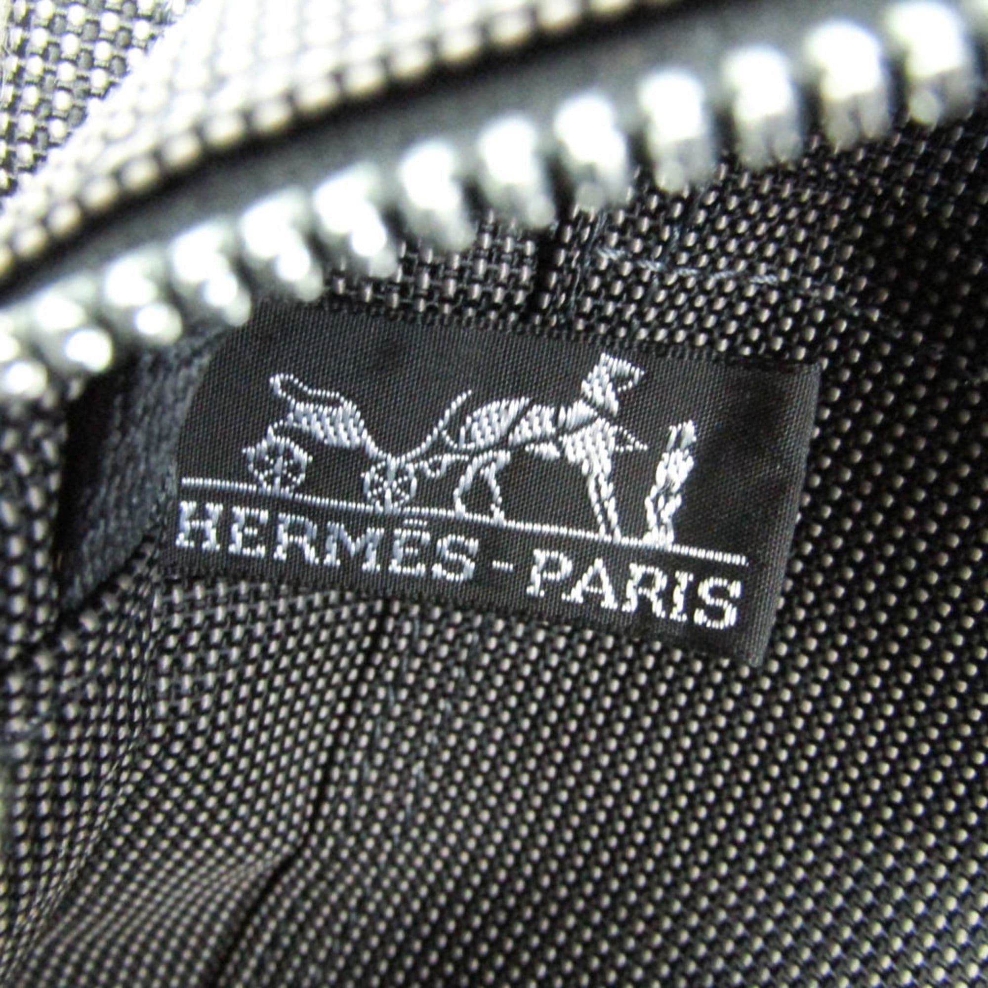 Hermes Hermes Her Line PM Women,Men Polyamide,Polyester Tote Bag Black,Gray Size ONE SIZE - 14 Thumbnail