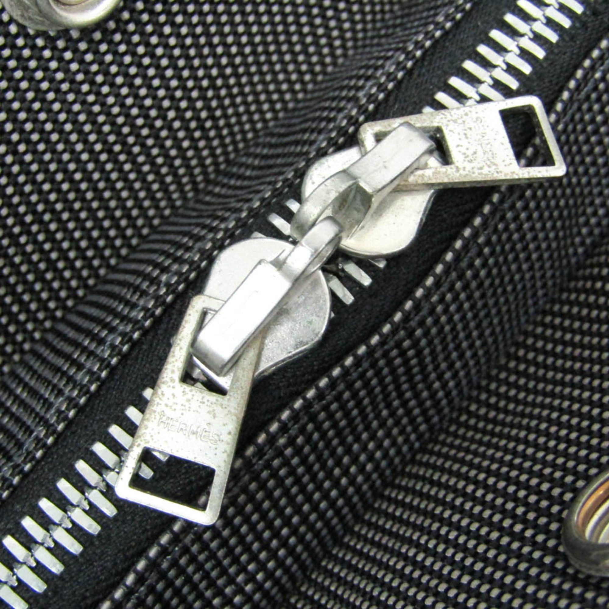 Hermes Hermes Her Line PM Women,Men Polyamide,Polyester Tote Bag Black,Gray Size ONE SIZE - 13 Thumbnail