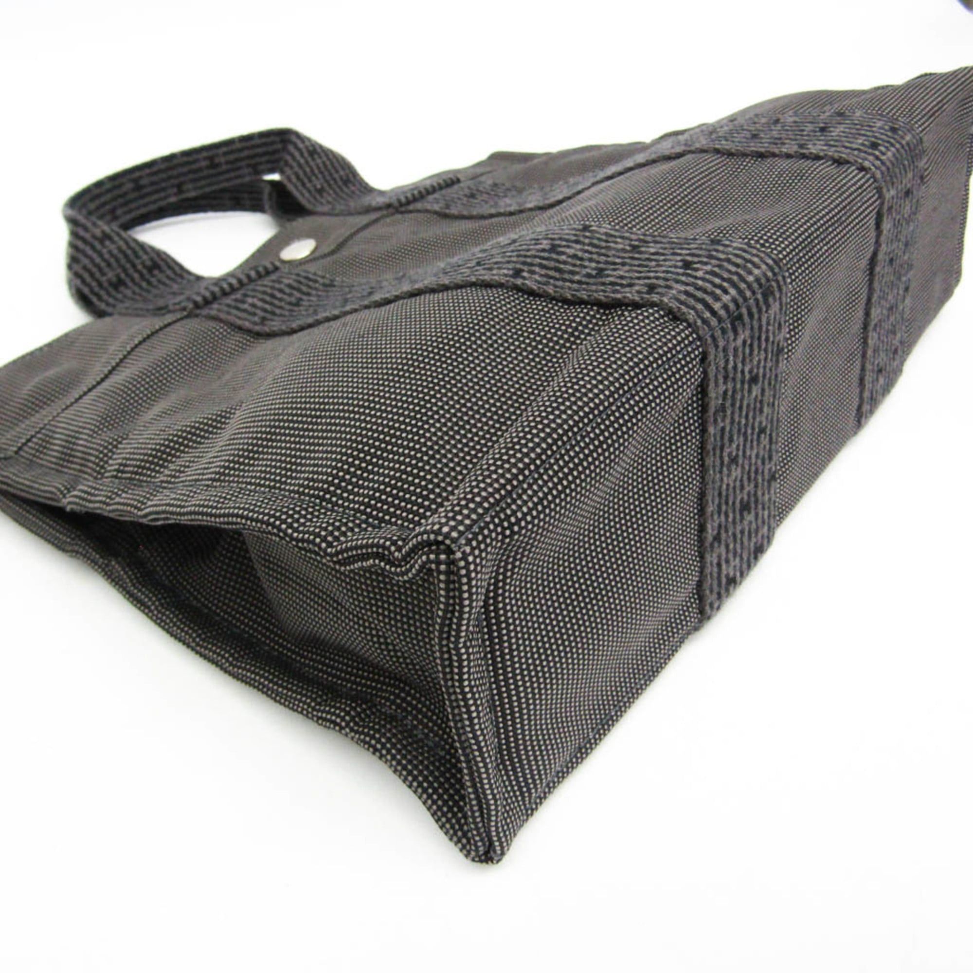 Hermes Hermes Her Line PM Women,Men Polyamide,Polyester Tote Bag Black,Gray Size ONE SIZE - 5 Thumbnail